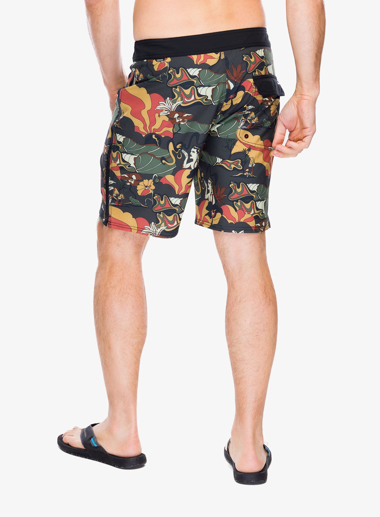 Kratke hlače Rip Curl Mirage Postcards - black