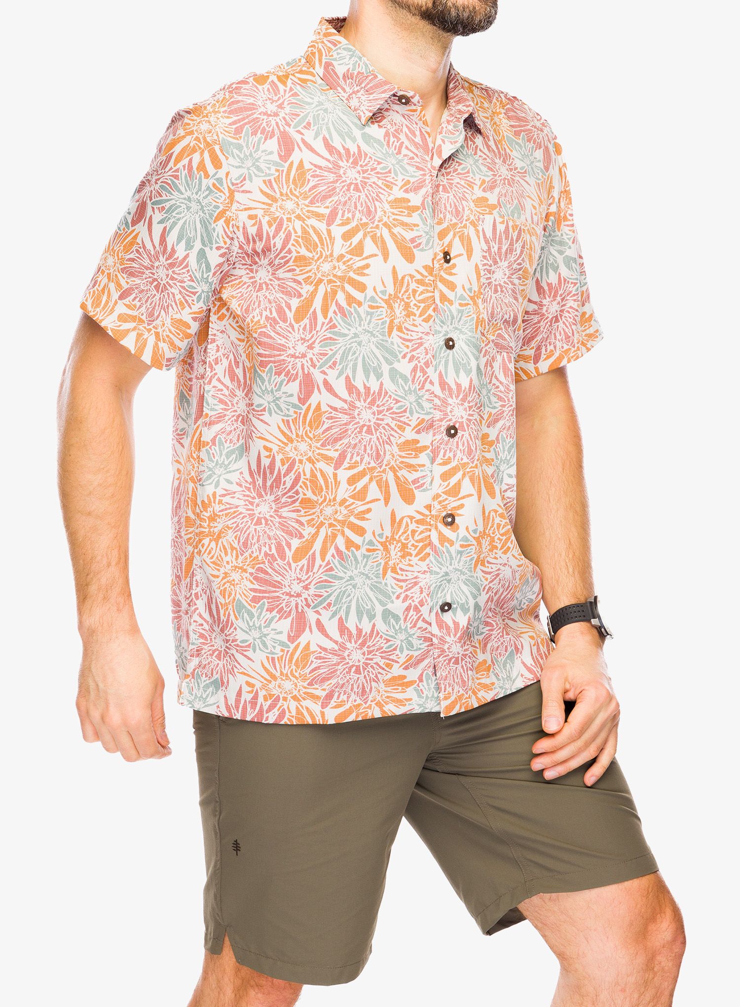 Srajca Royal Robbins Comino Leaf S/S - baked clay bonsall pt