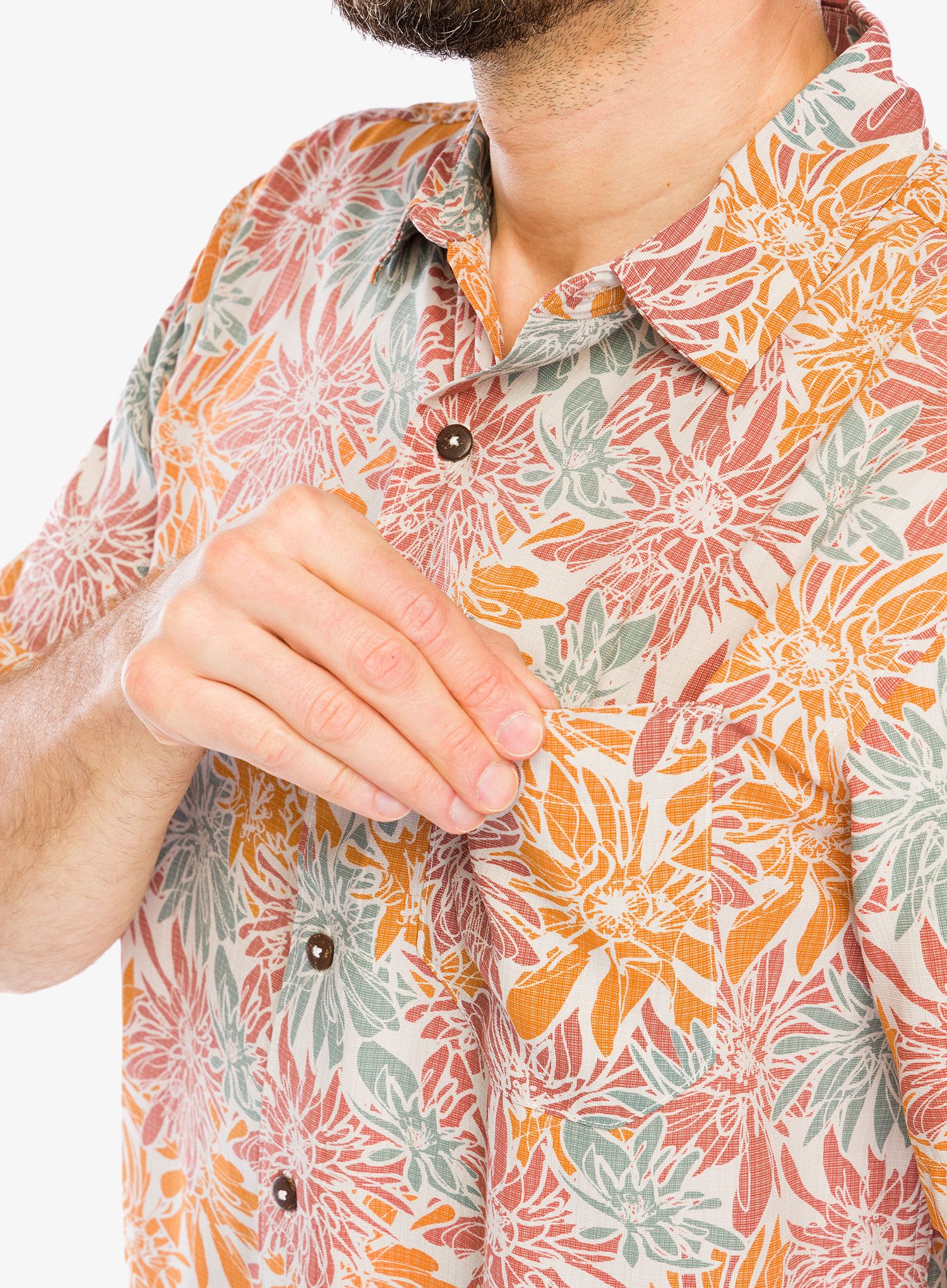 Srajca Royal Robbins Comino Leaf S/S - baked clay bonsall pt