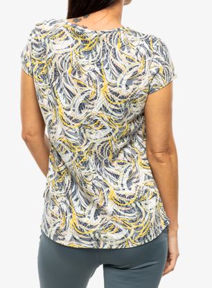 Majica s potiskom ženska Royal Robbins Featherweight Tee - navy caulfield pt