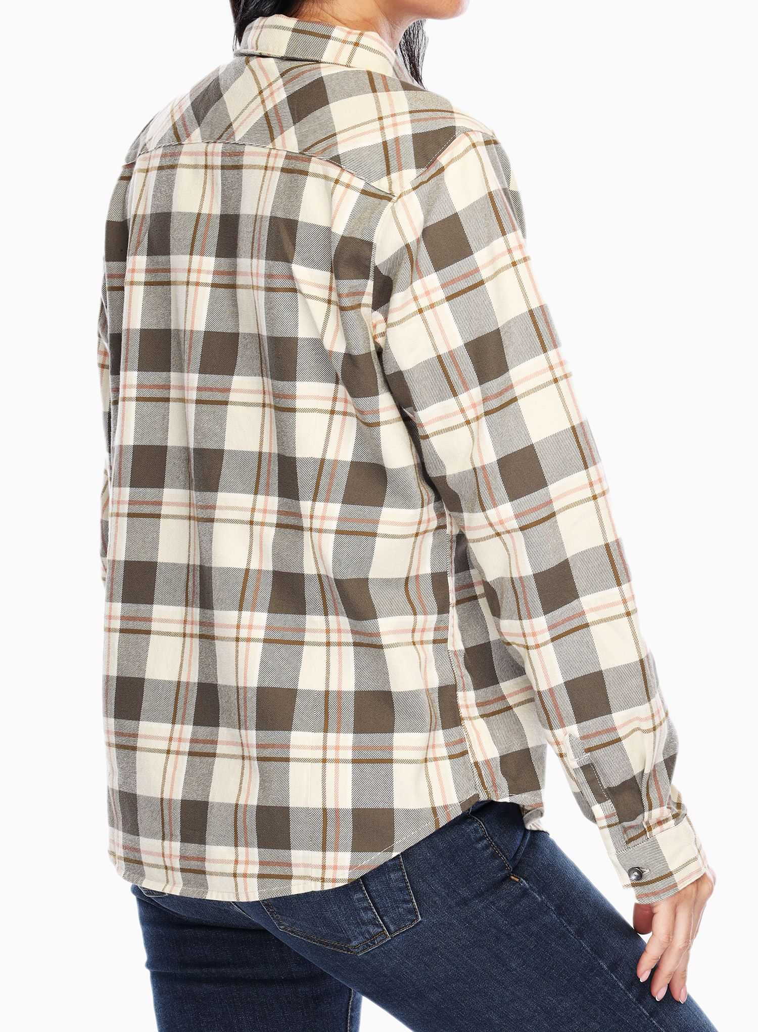 Ženska srajca Royal Robbins Lieback Organic Cotton Flannel LS - everglade timber cove pld