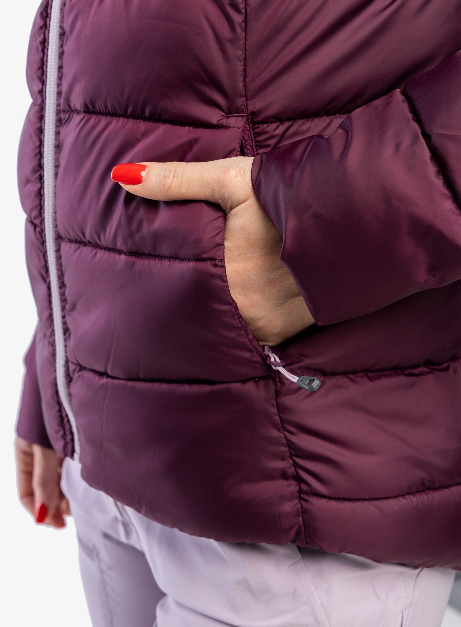 Ženska sintetična jakna SCOTT Insuloft Warm Jacket - wild red