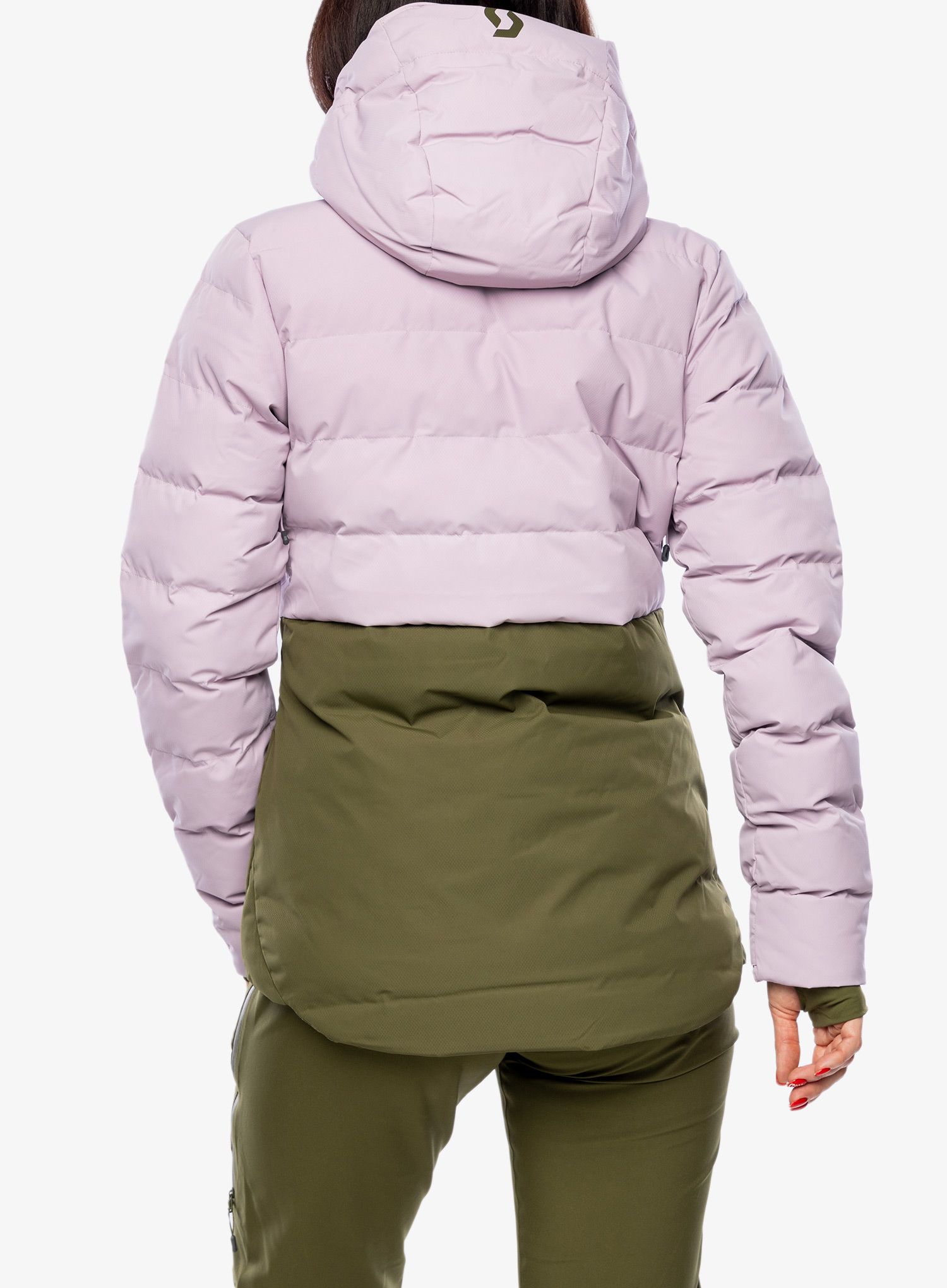 Ženska jakna SCOTT Jacket W's Ultimate Warm - cloud pink/fir green