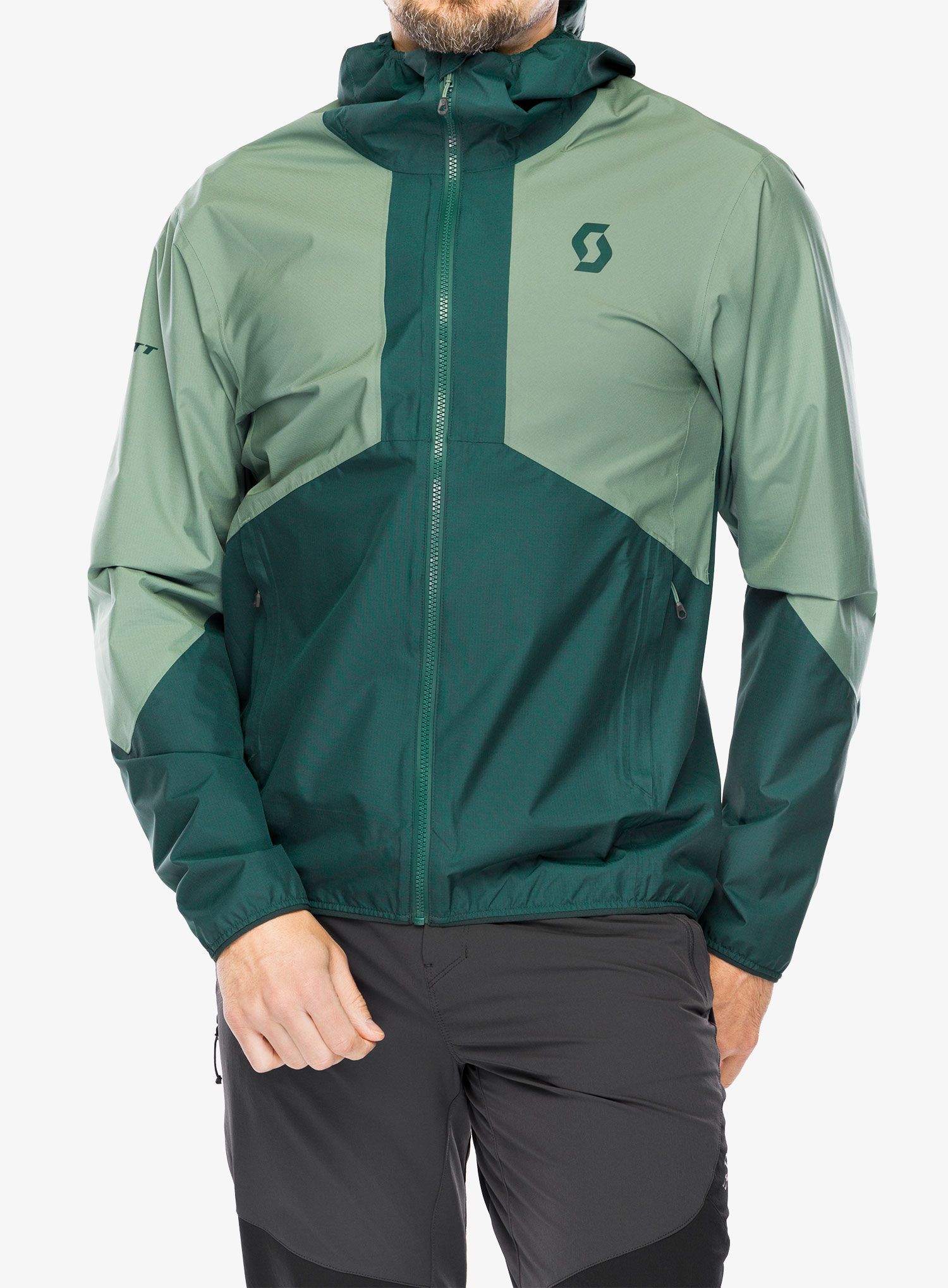 Nepremočljiva jakna SCOTT Jacket Explorair Light 2.5L - green/lush green