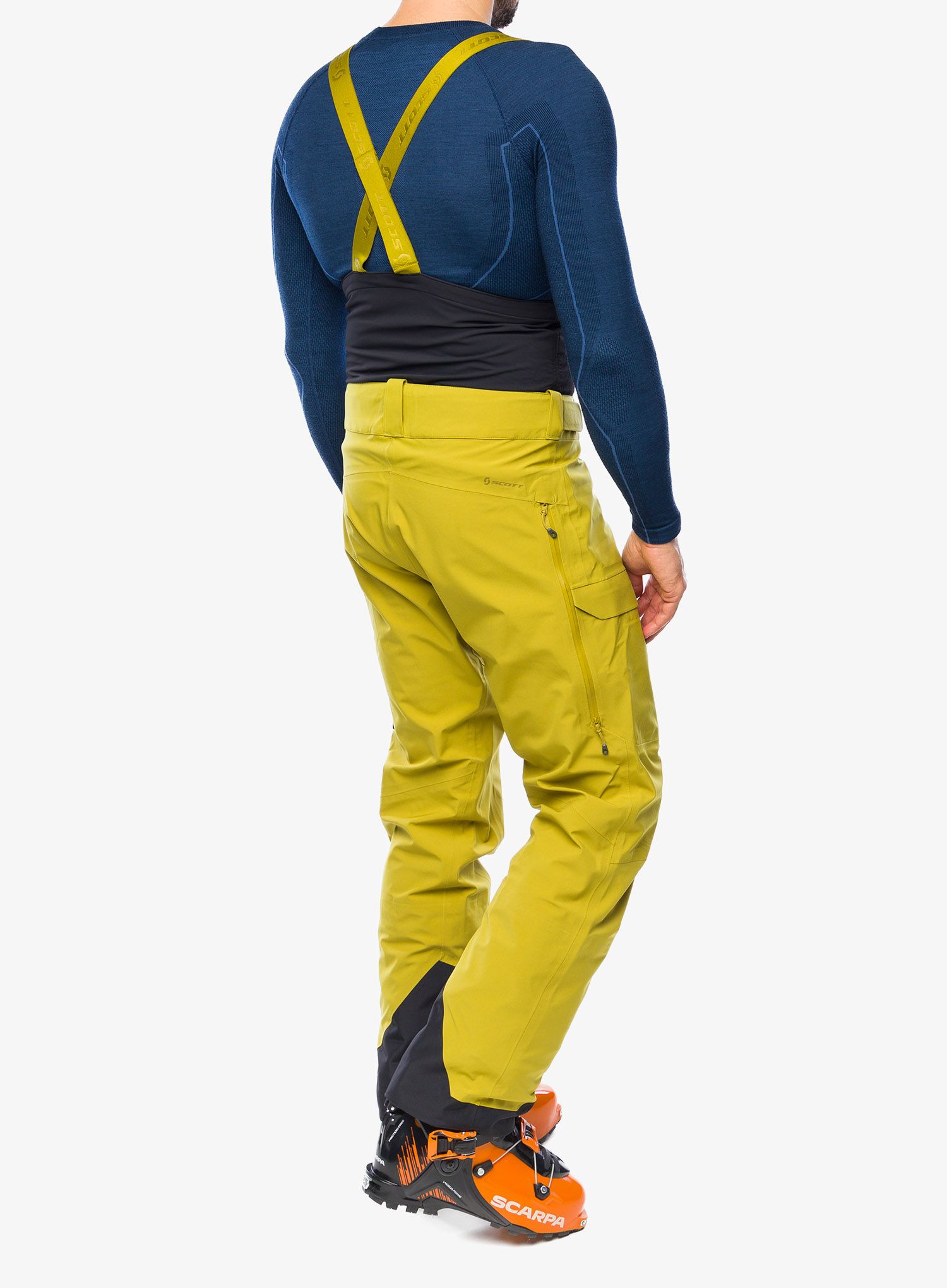 Hlače za turno smučanje SCOTT Pants Vertic 3L - savanna green