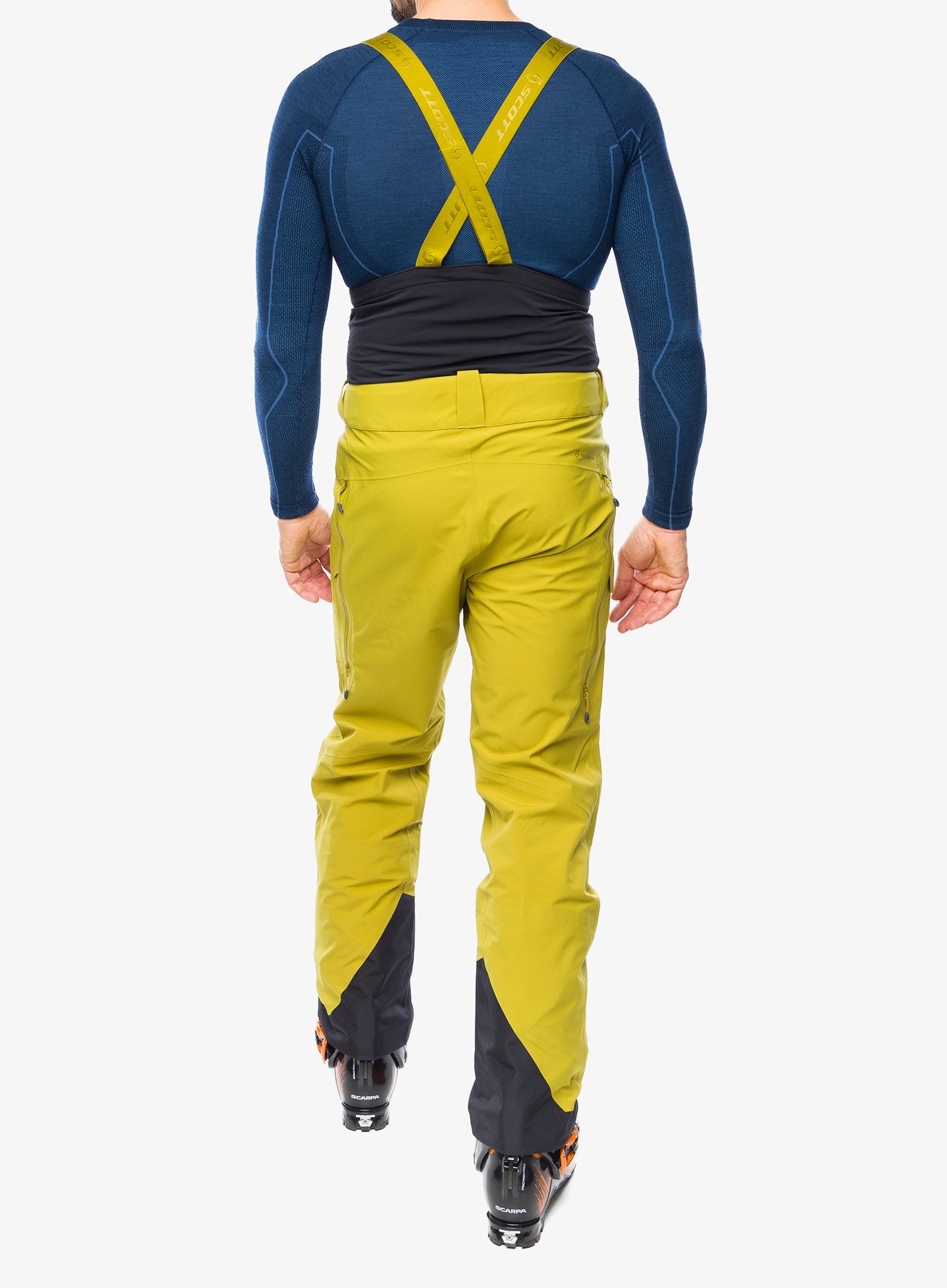 Hlače za turno smučanje SCOTT Pants Vertic 3L - savanna green