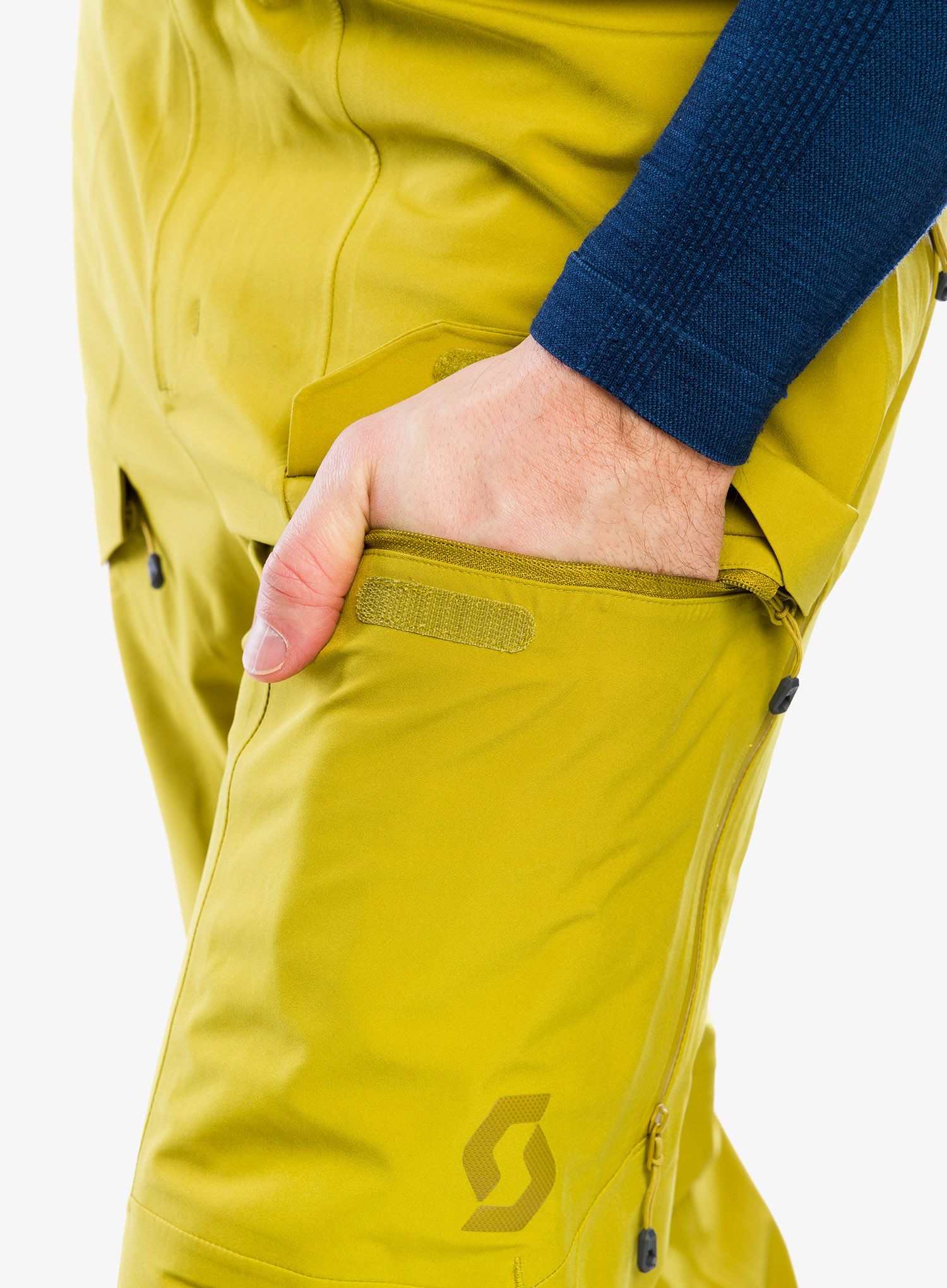 Hlače za turno smučanje SCOTT Pants Vertic 3L - savanna green
