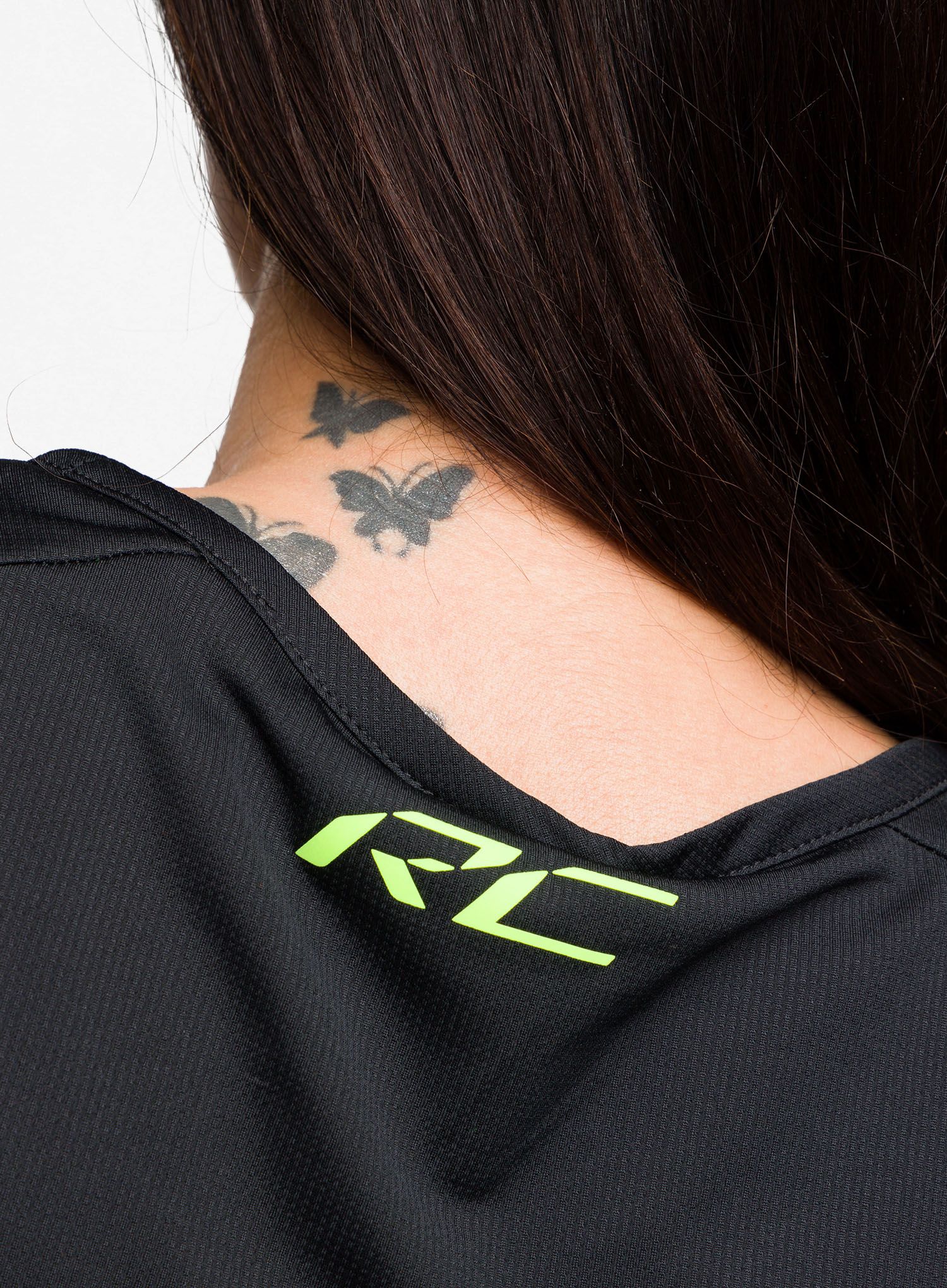 Ženska tekaška majica SCOTT RC Run Team S/S - blck/yell