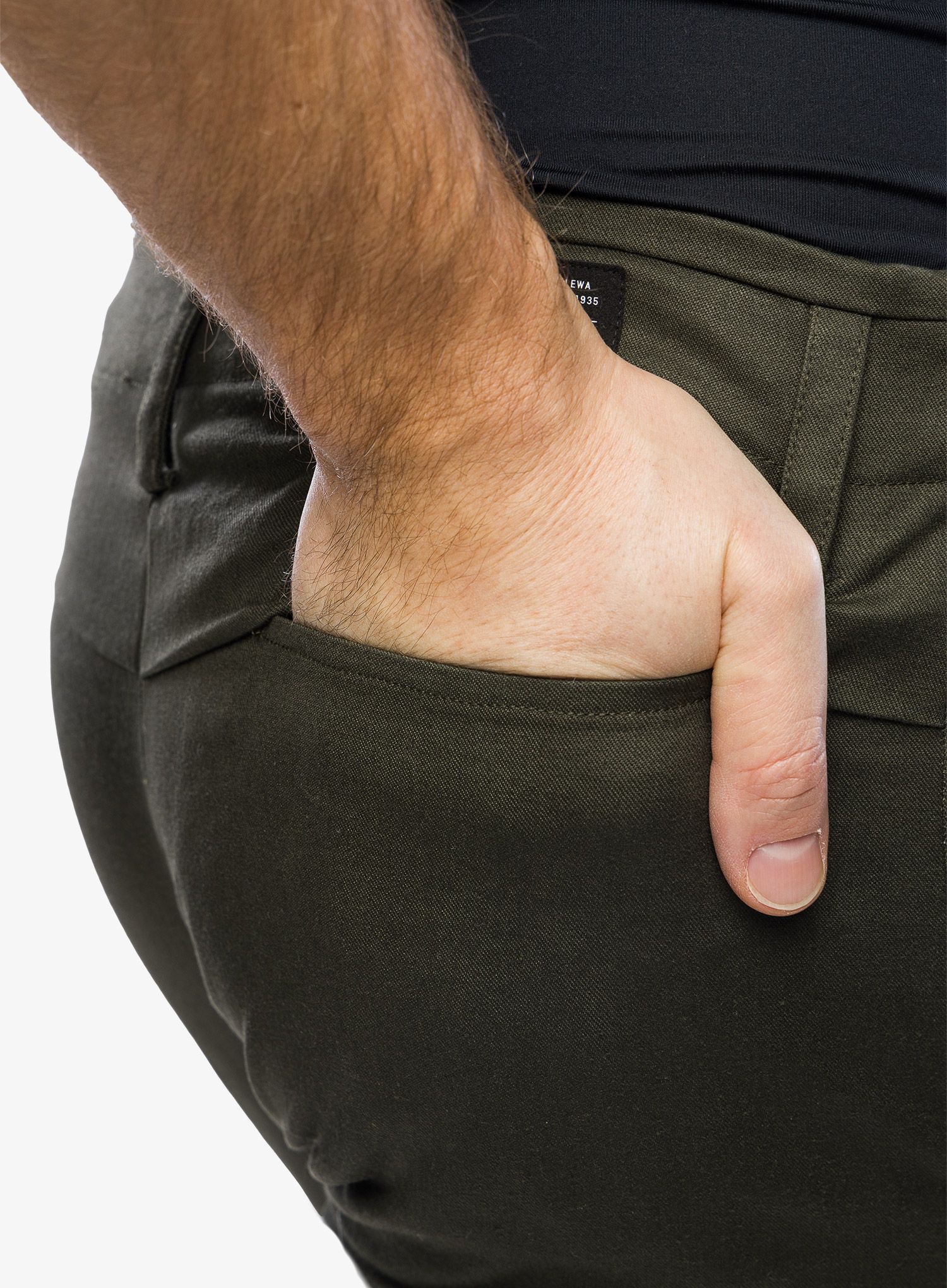 Pohodniške hlače Salewa Fanes Hemp Pant - dark olive