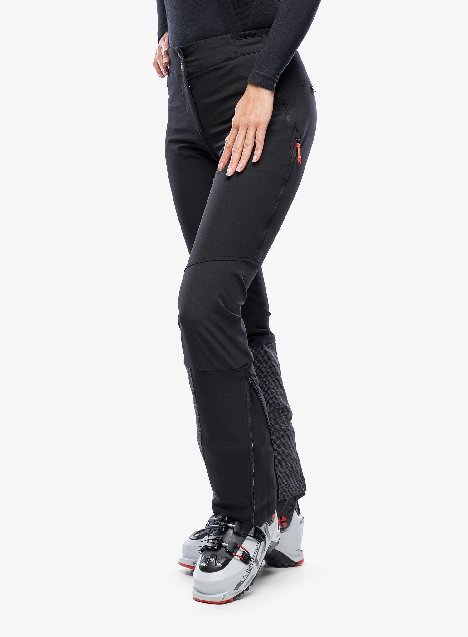 Ženske softshell hlače Salewa Lagorai Pant - black out