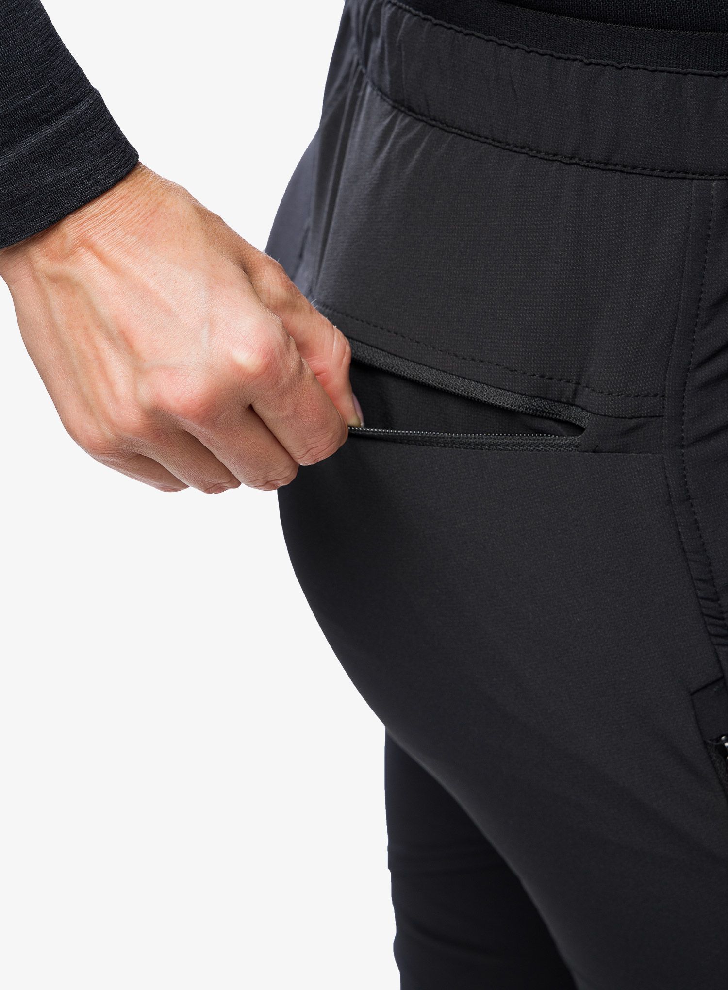 Ženske softshell hlače Salewa Lagorai Pant - black out