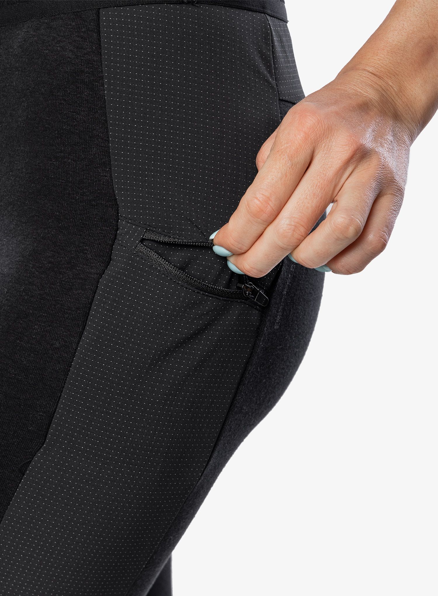 Ženske hlače Salewa Lavaredo Hemp Train Pants - black out