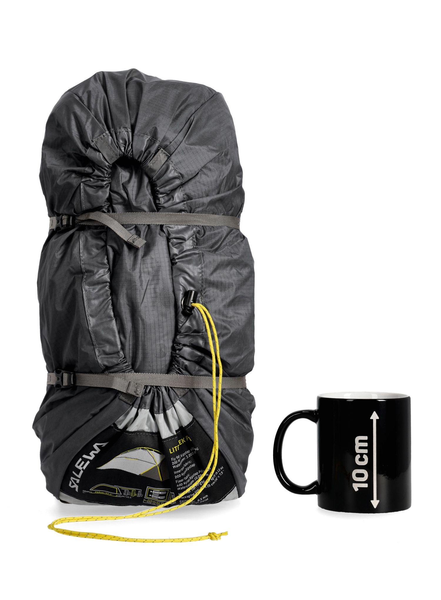 Šotor za 2 osebi Salewa Litetrek Pro II Tent - lightgrey/mango