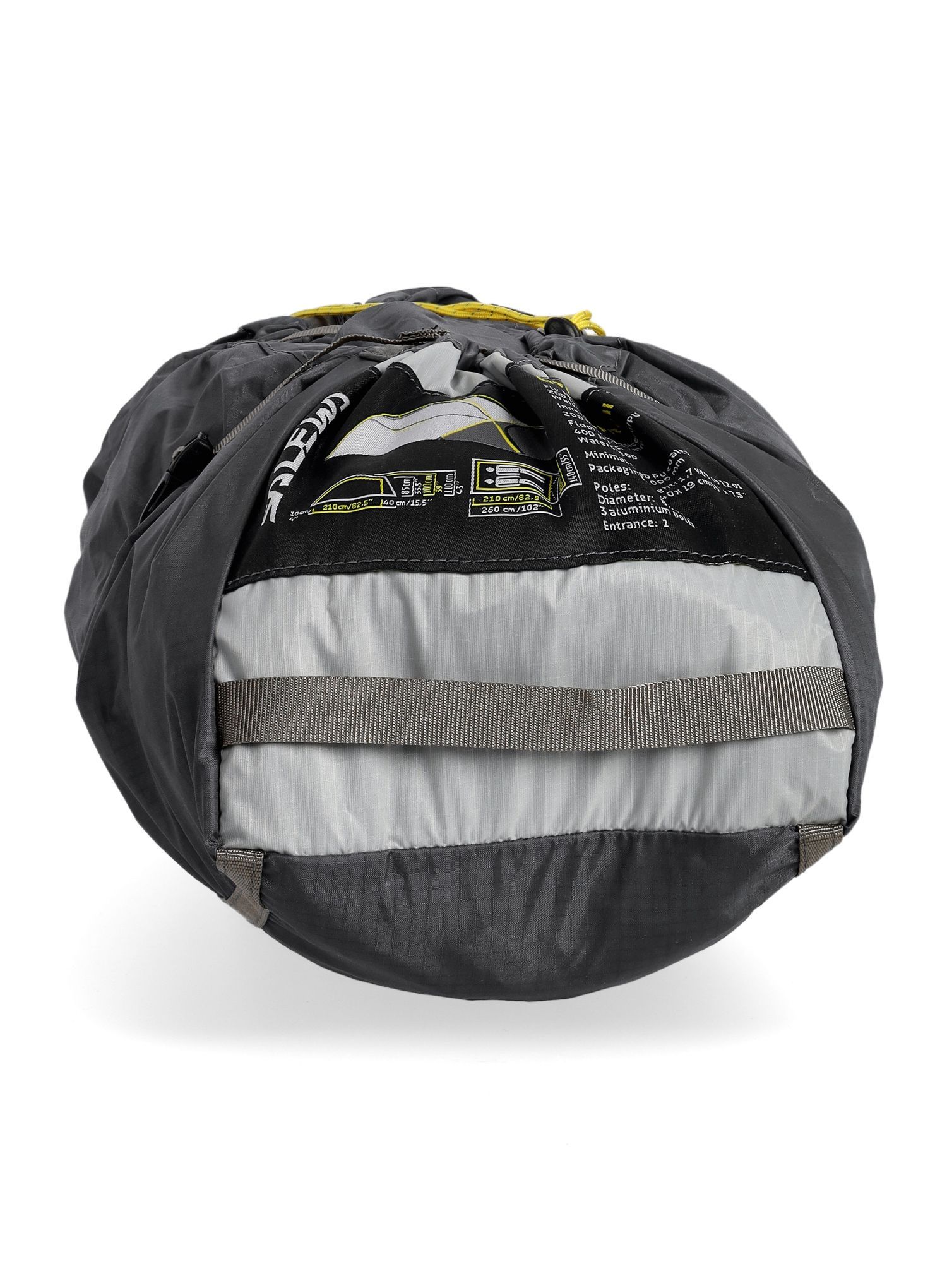 Šotor za 2 osebi Salewa Litetrek Pro II Tent - lightgrey/mango