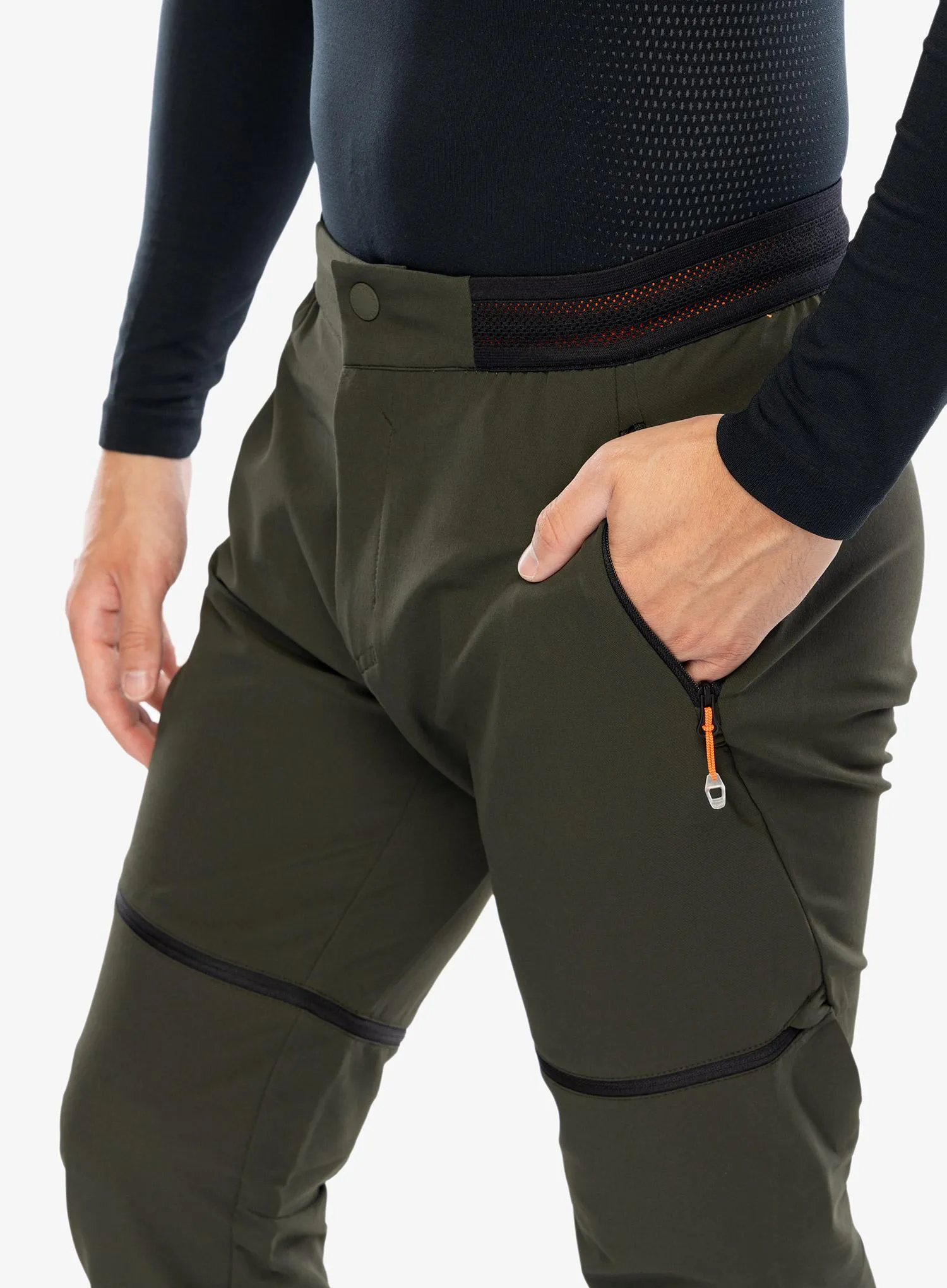 Pohodniške hlače Salewa Pedroc 2 DST 2/1 Pant - dark olive