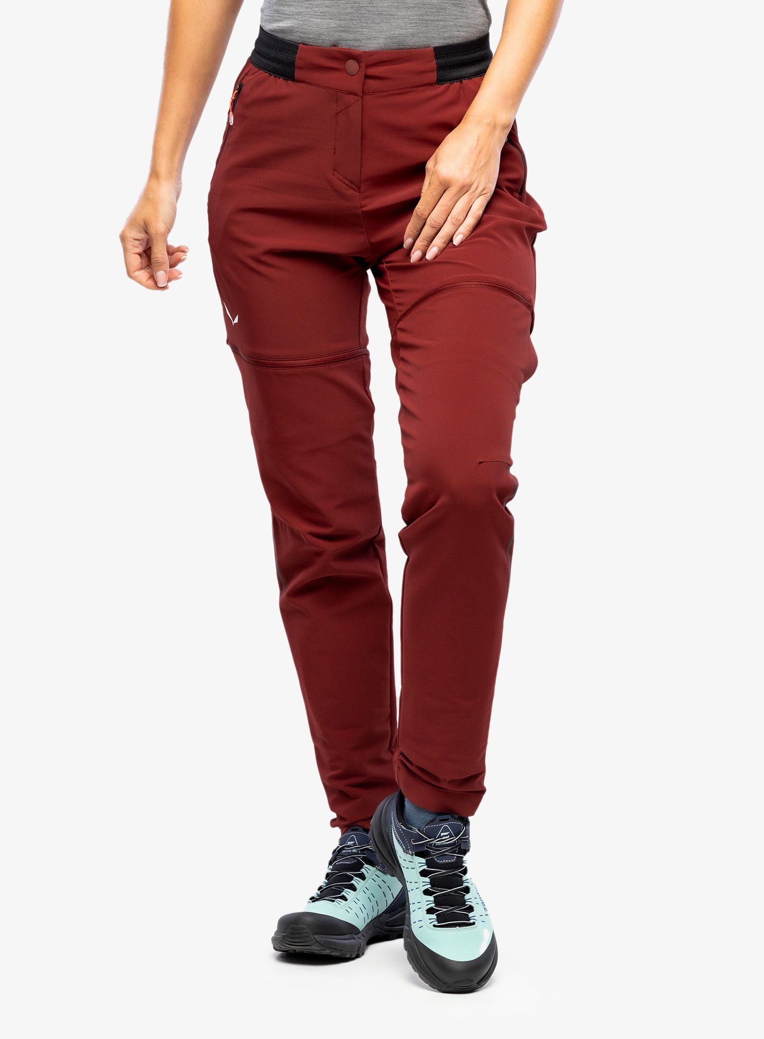 Ženske pohodniške hlače Salewa Pedroc 2 DST 2/1 Pant - syrah
