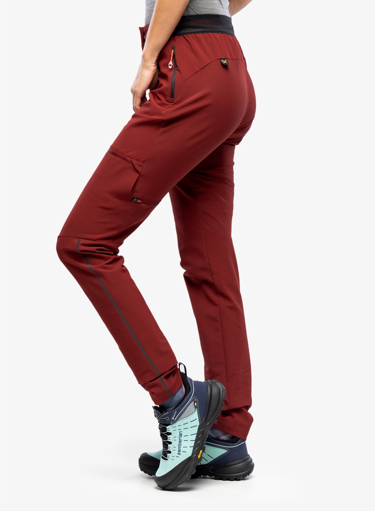 Ženske pohodniške hlače Salewa Pedroc 2 DST 2/1 Pant - syrah