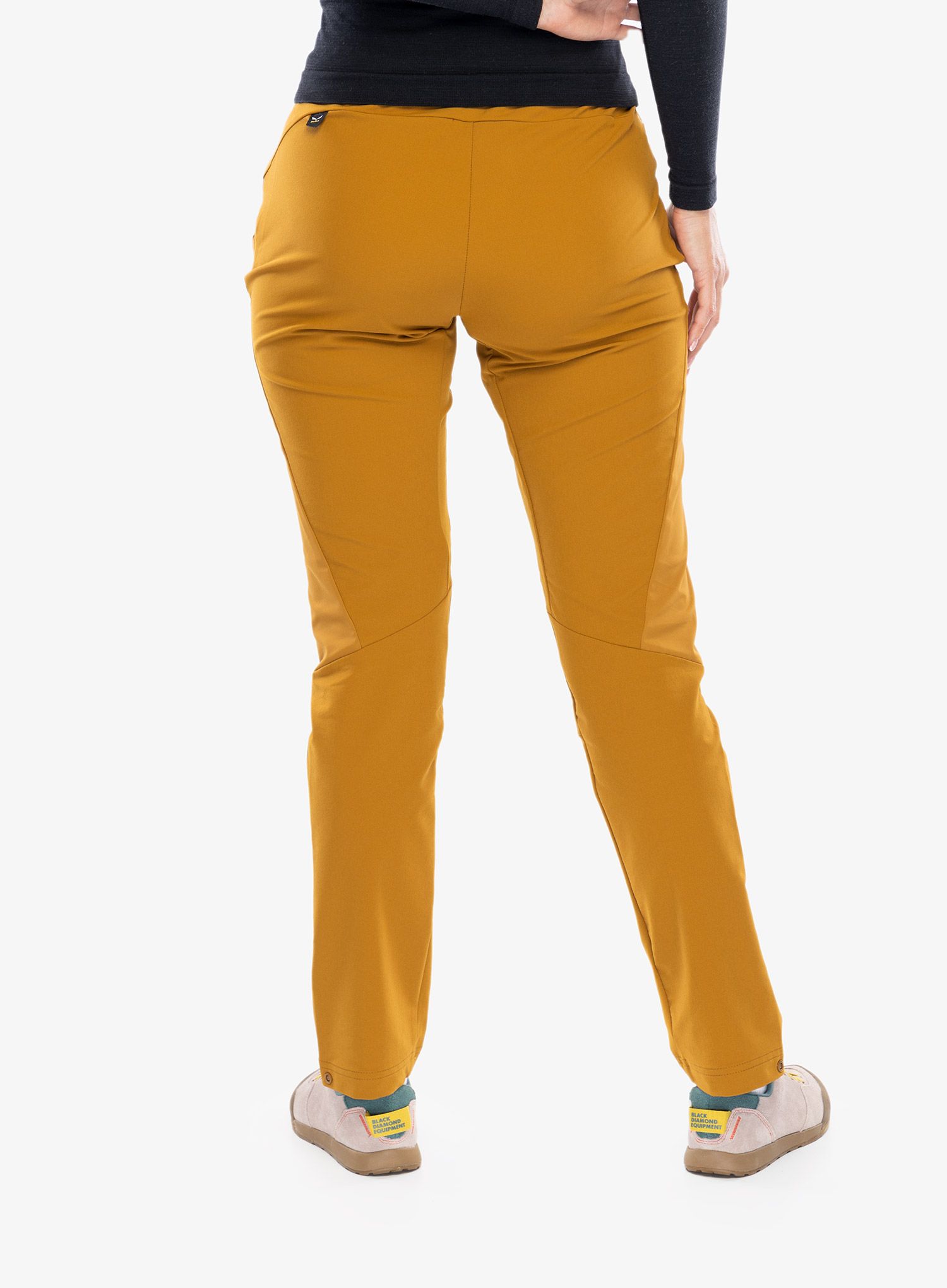 Ženske pohodniške hlače Salewa Pedroc 2 DST Hyb Pant - golden brown