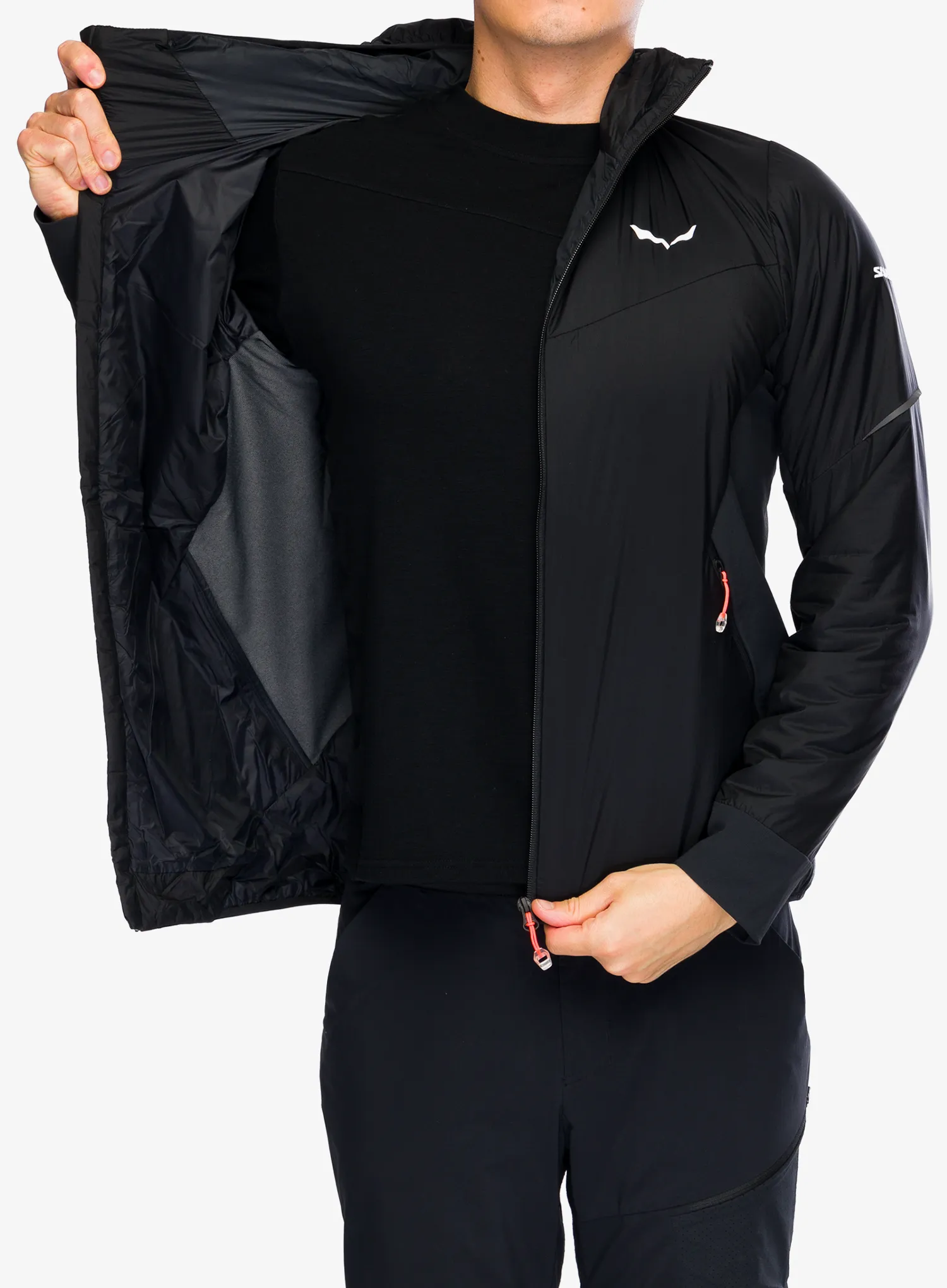 Hibridna jakna Salewa Pedroc 2 TWR Hyb Jacket - black out