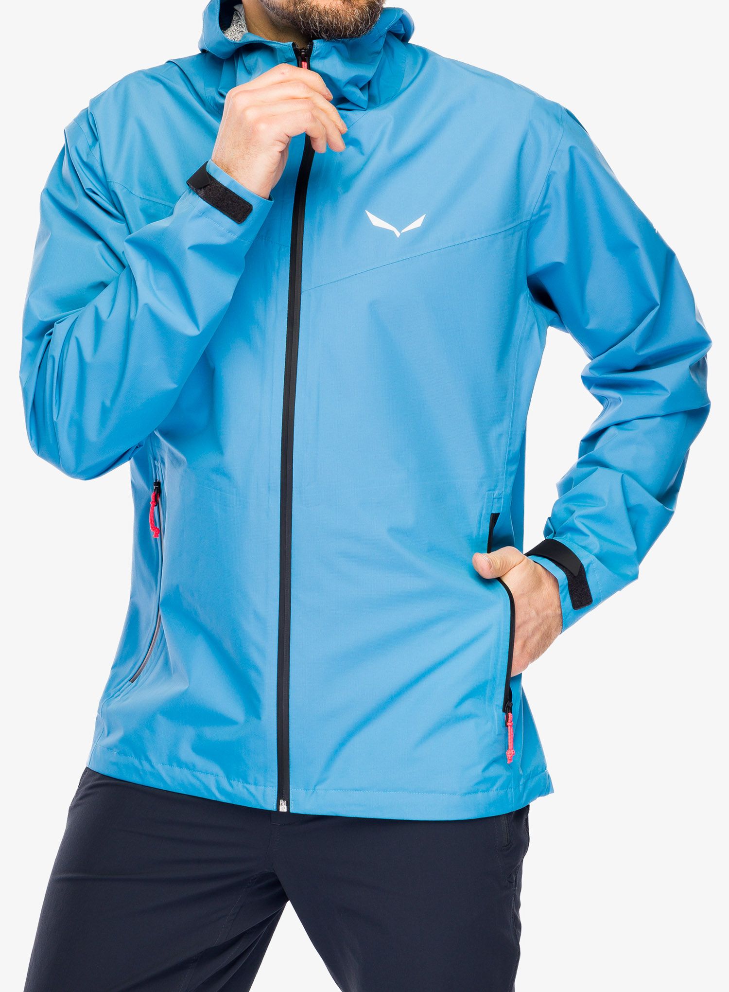 Nepremočljiva jakna Salewa Puez Aqua 4 PTX 2,5L Jacket - cendre blue/black