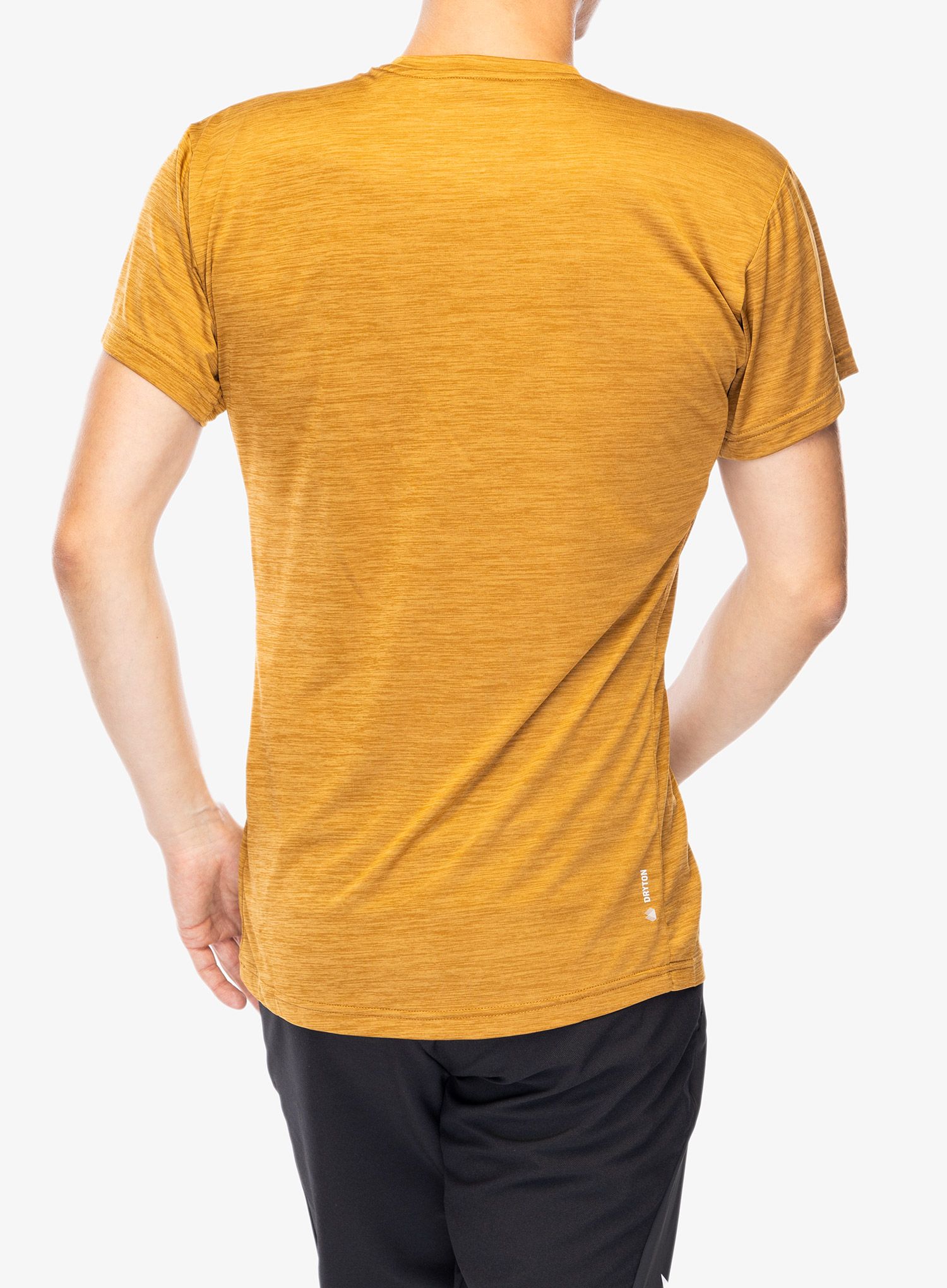 Športna majica Salewa Puez Melange Dry S/S Tee - golden brown melange