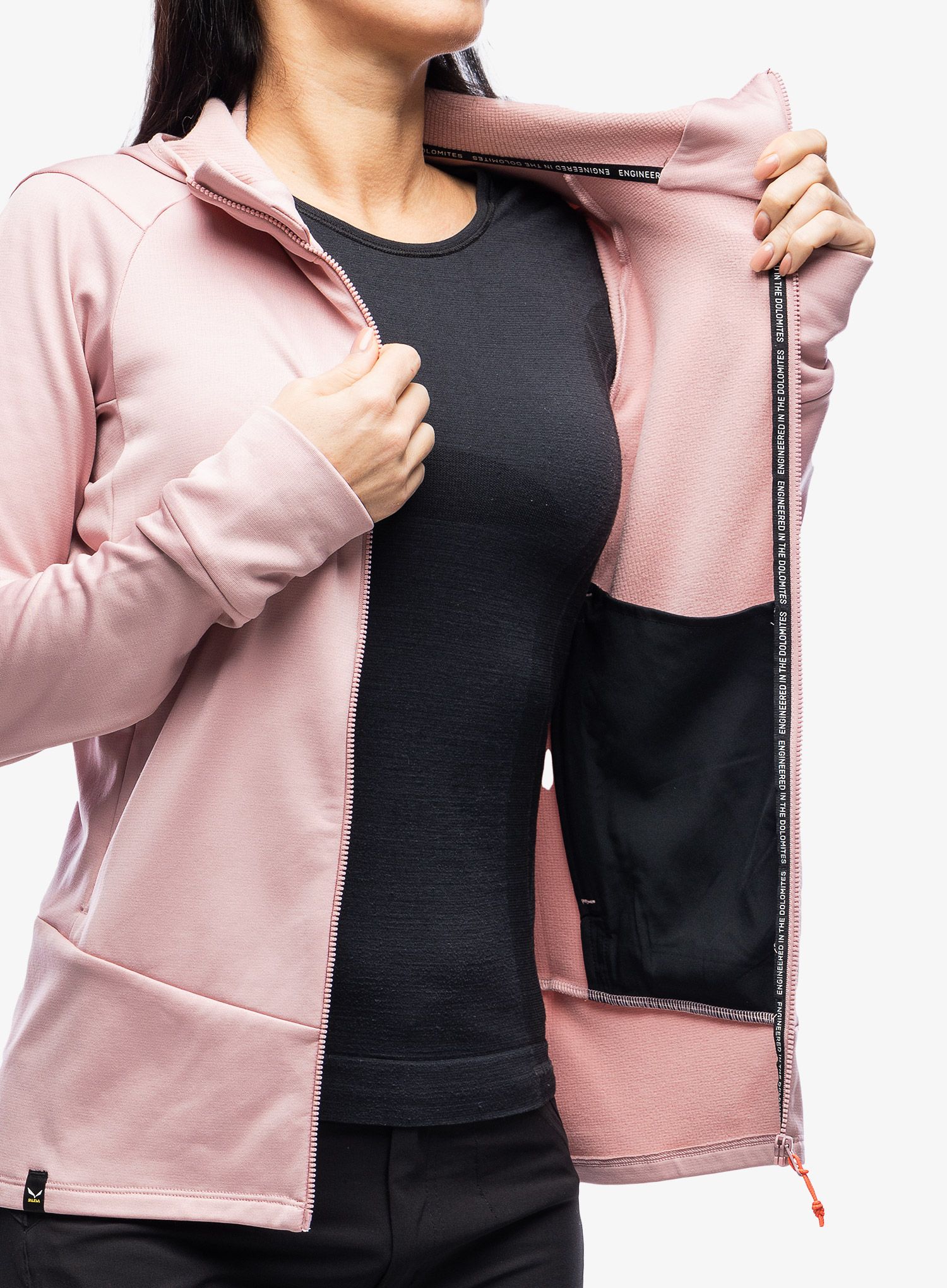 Ženski flis Salewa Puez PL HD Jacket - zephyr