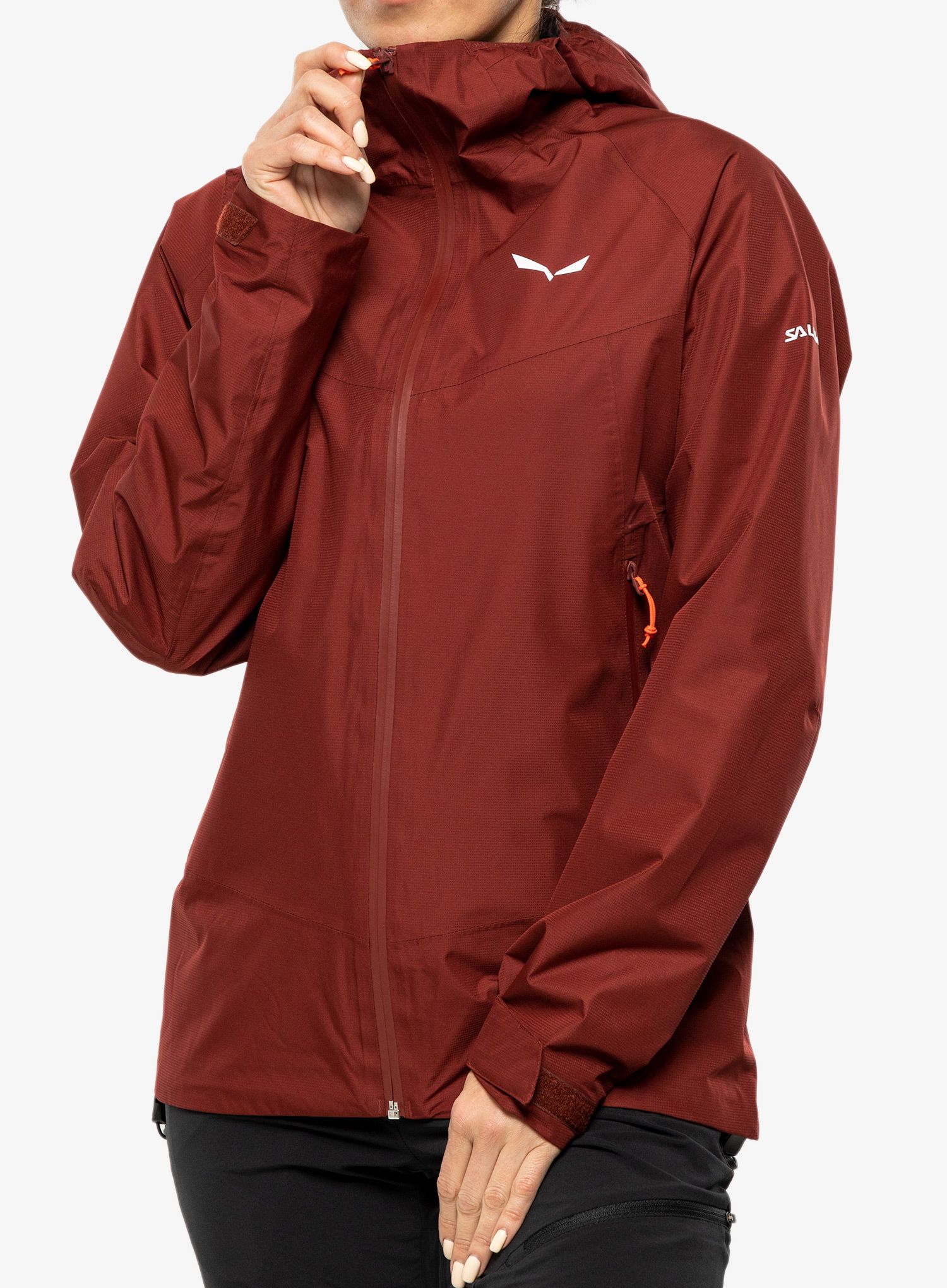 Ženska nepremočljiva jakna Salewa Puez PTX 2L Jacket - syrah