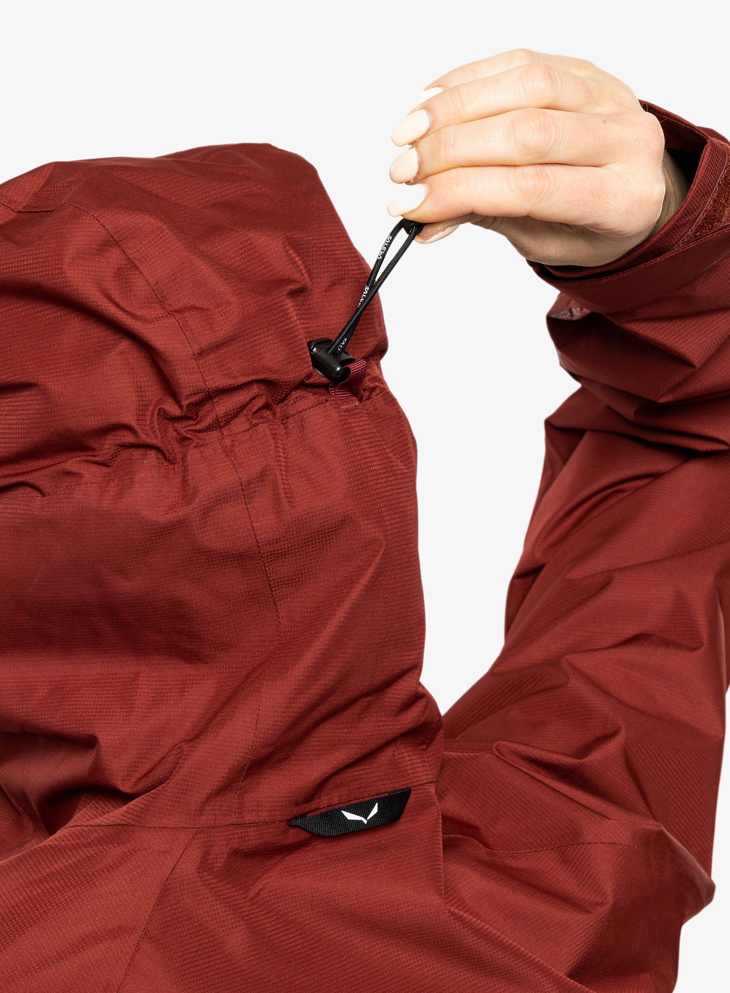 Ženska nepremočljiva jakna Salewa Puez PTX 2L Jacket - syrah