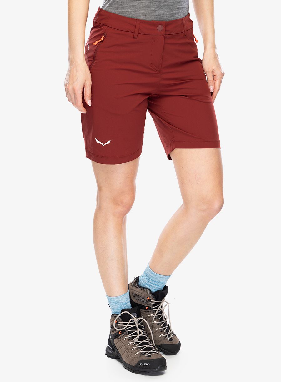 Ženske kratke hlače Salewa Puez Talvena DST Shorts - syrah