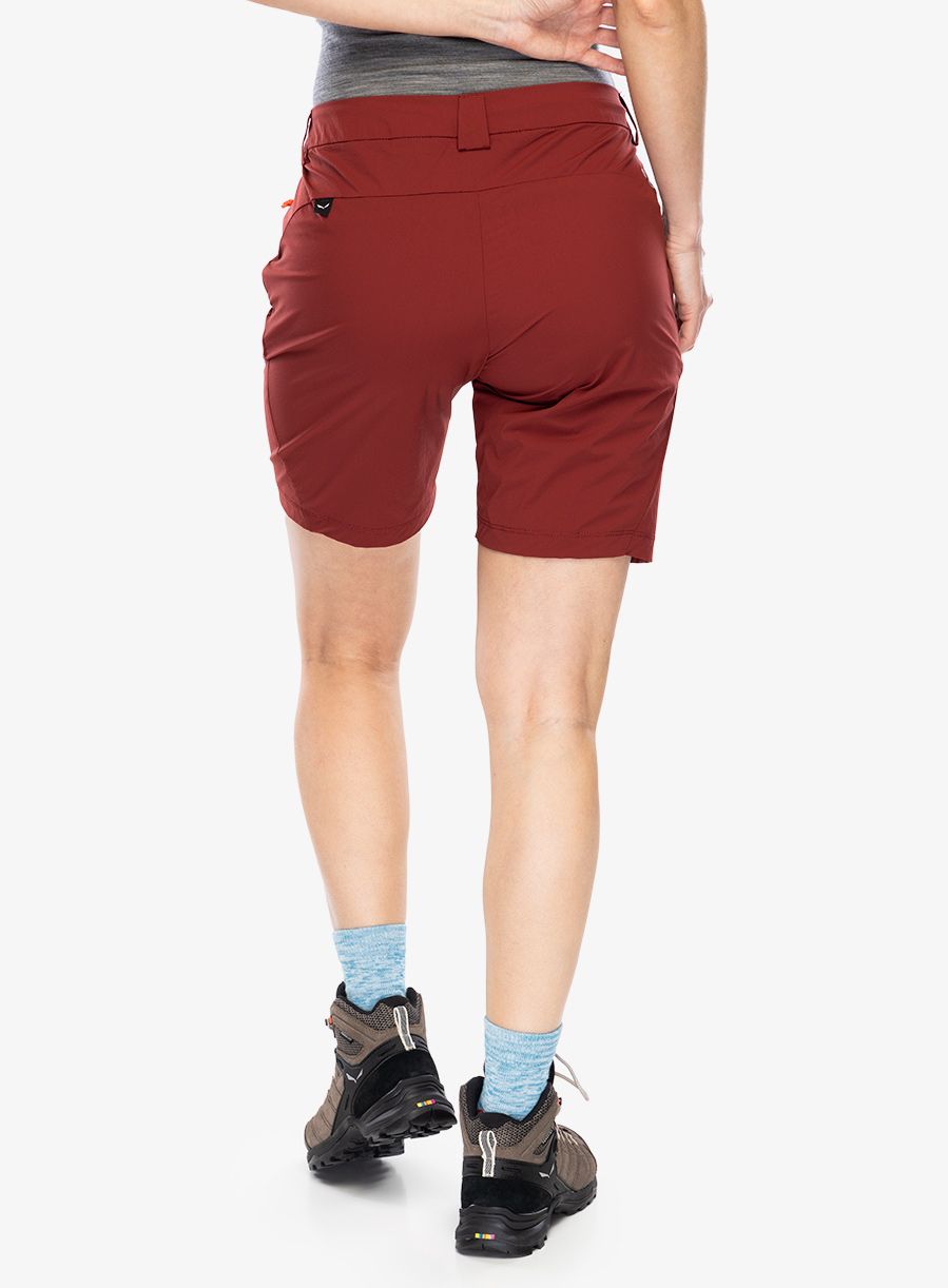 Ženske kratke hlače Salewa Puez Talvena DST Shorts - syrah