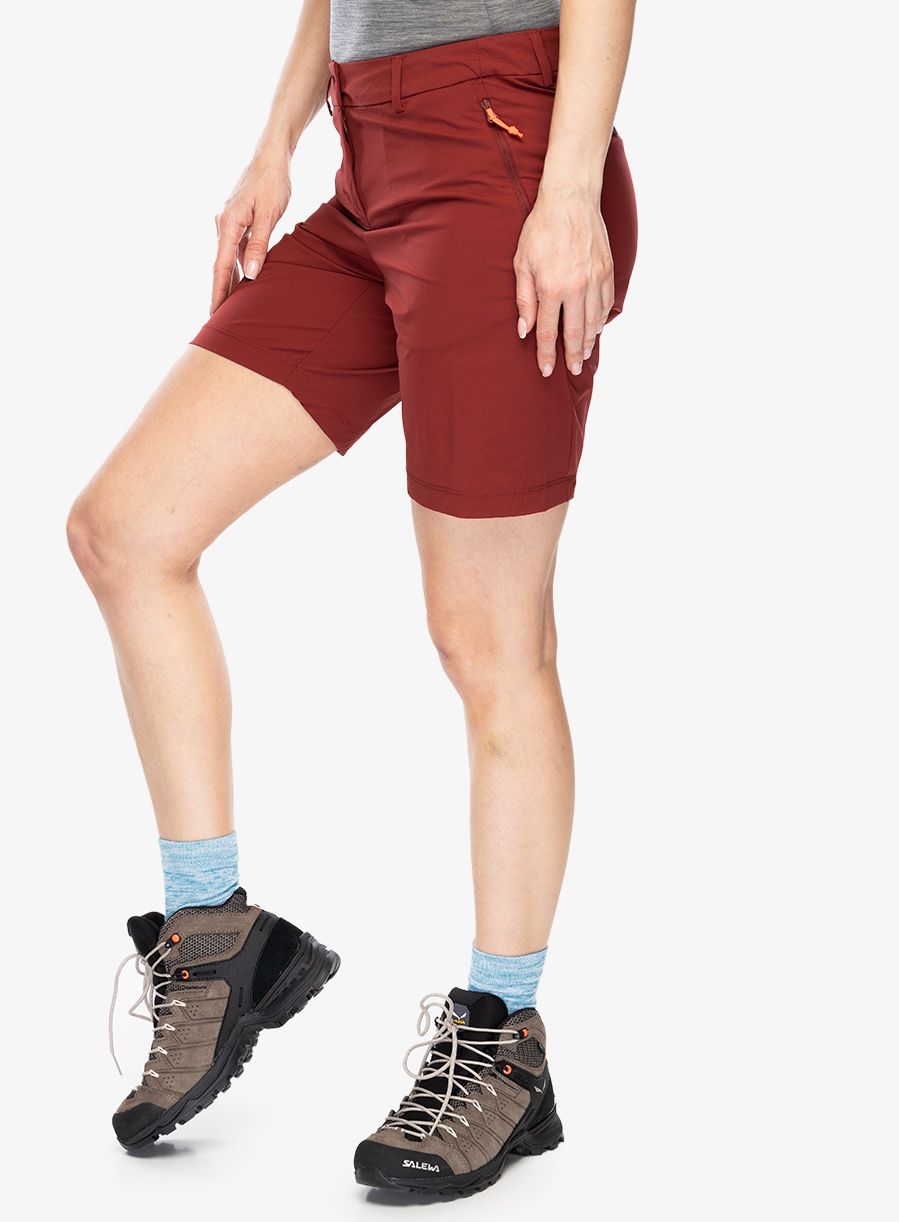 Ženske kratke hlače Salewa Puez Talvena DST Shorts - syrah