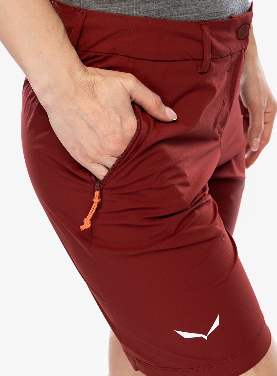 Ženske kratke hlače Salewa Puez Talvena DST Shorts - syrah