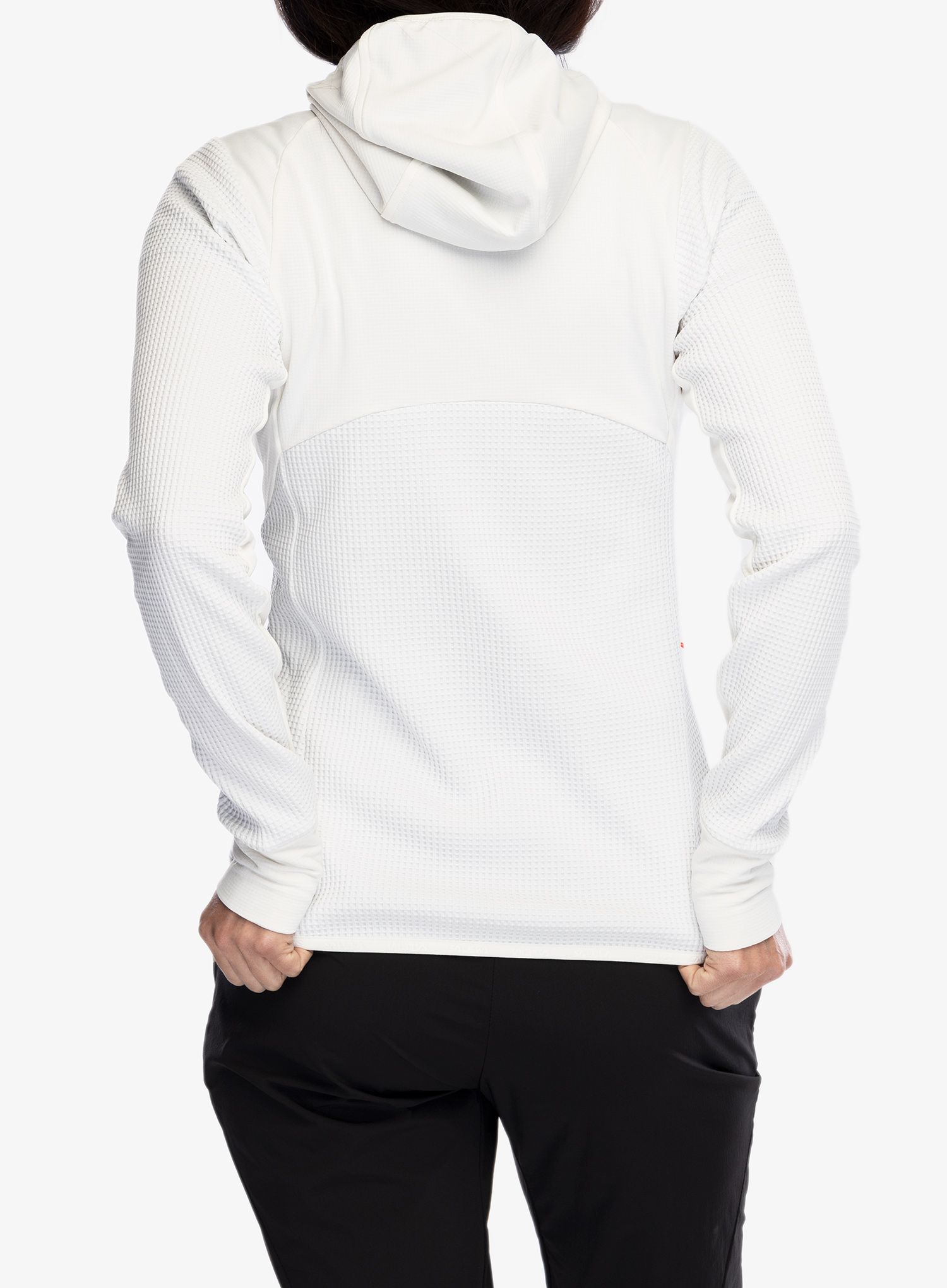 Ženska jopica Salewa Puez Waffle Hyb PL HD Jacket - white