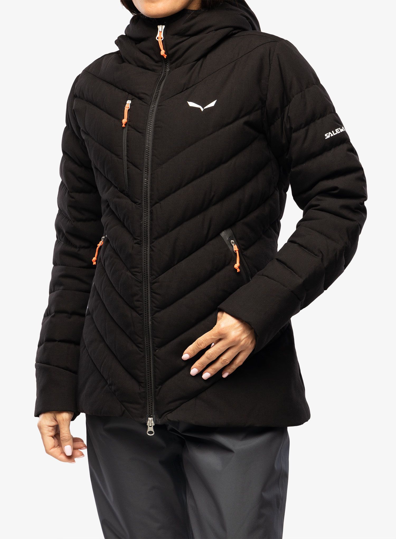 Ženska puhovka Salewa Raiser Medium Rds Down Jacket - black out