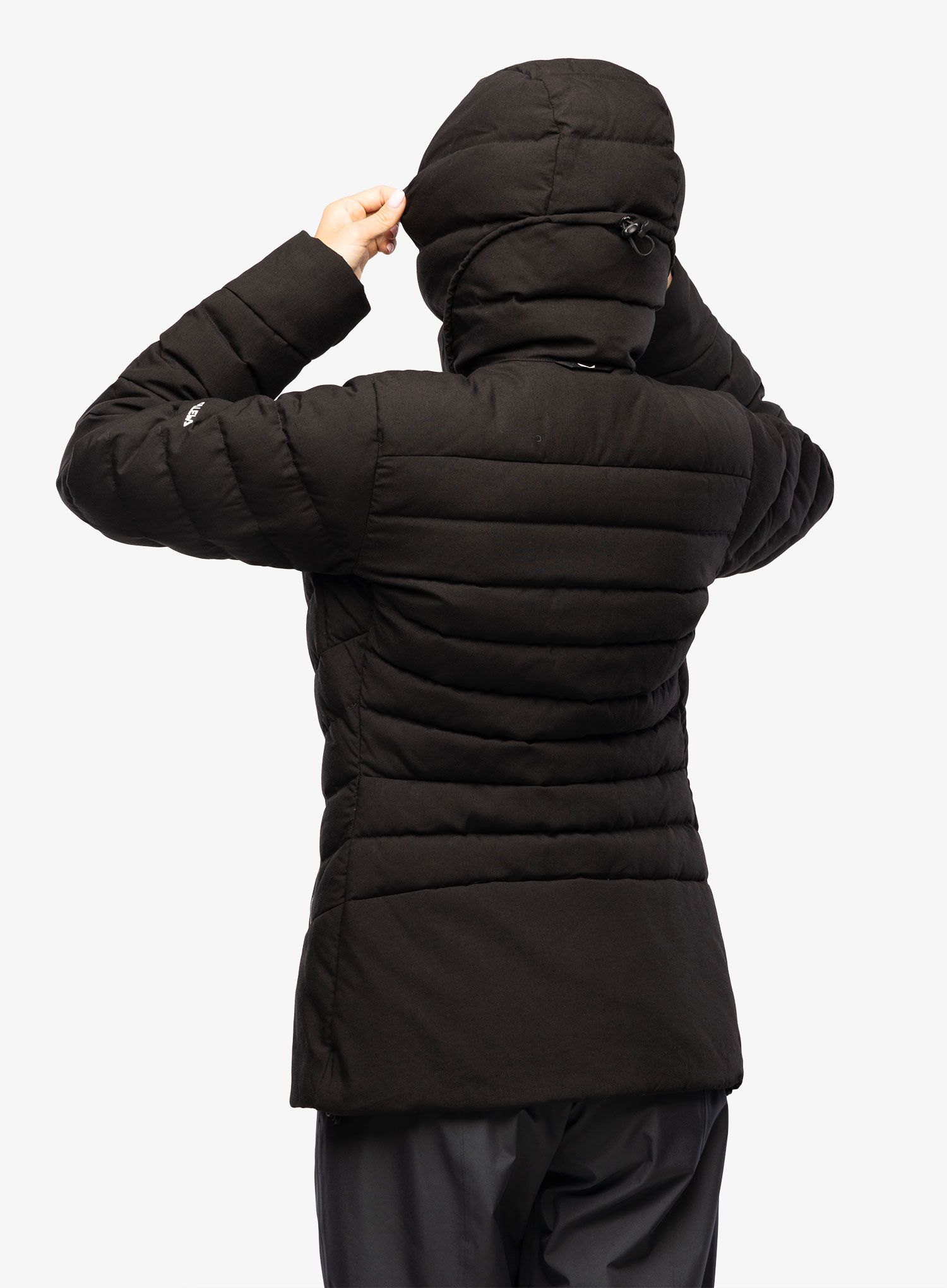 Ženska puhovka Salewa Raiser Medium Rds Down Jacket - black out