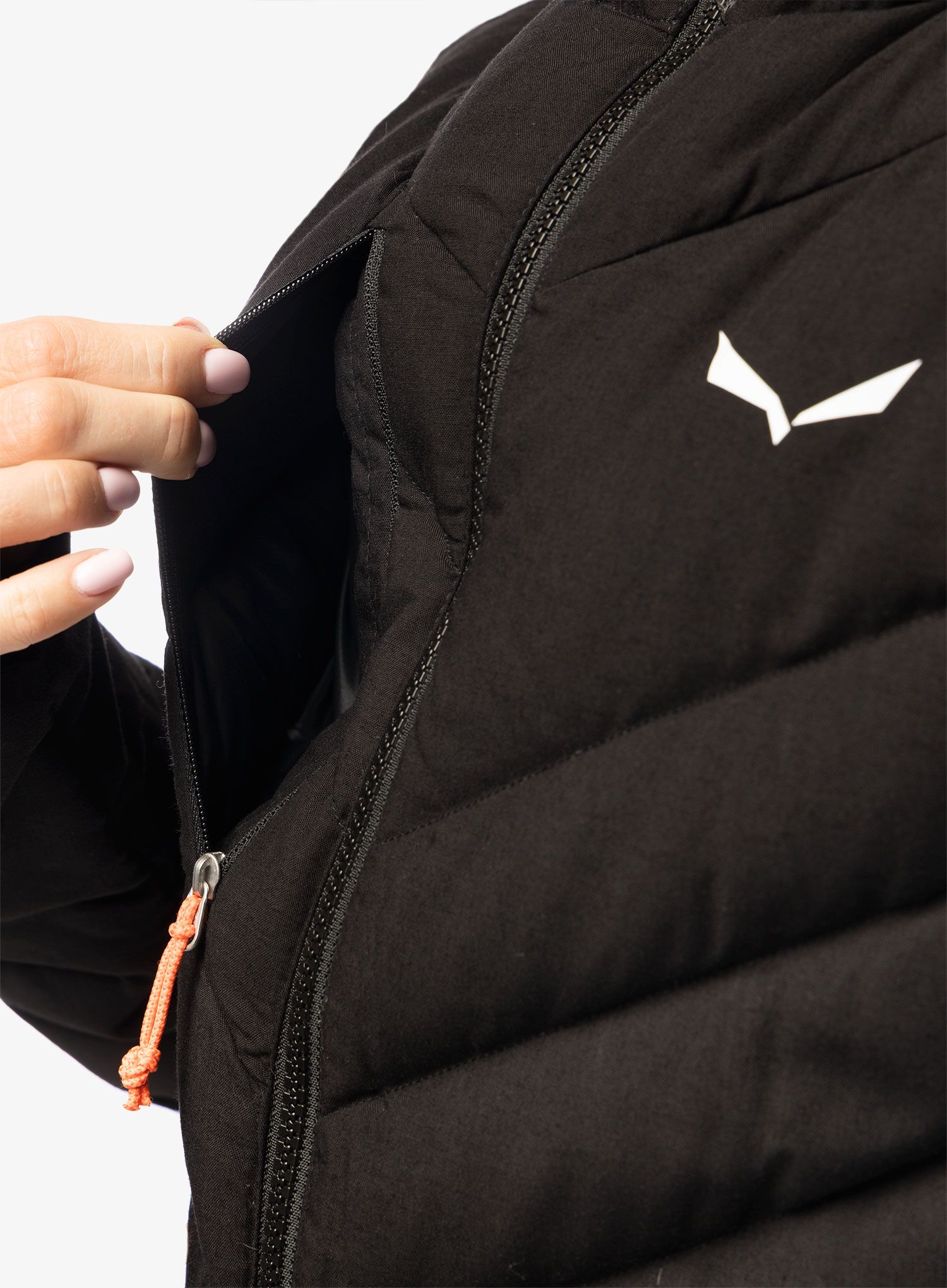 Ženska puhovka Salewa Raiser Medium Rds Down Jacket - black out