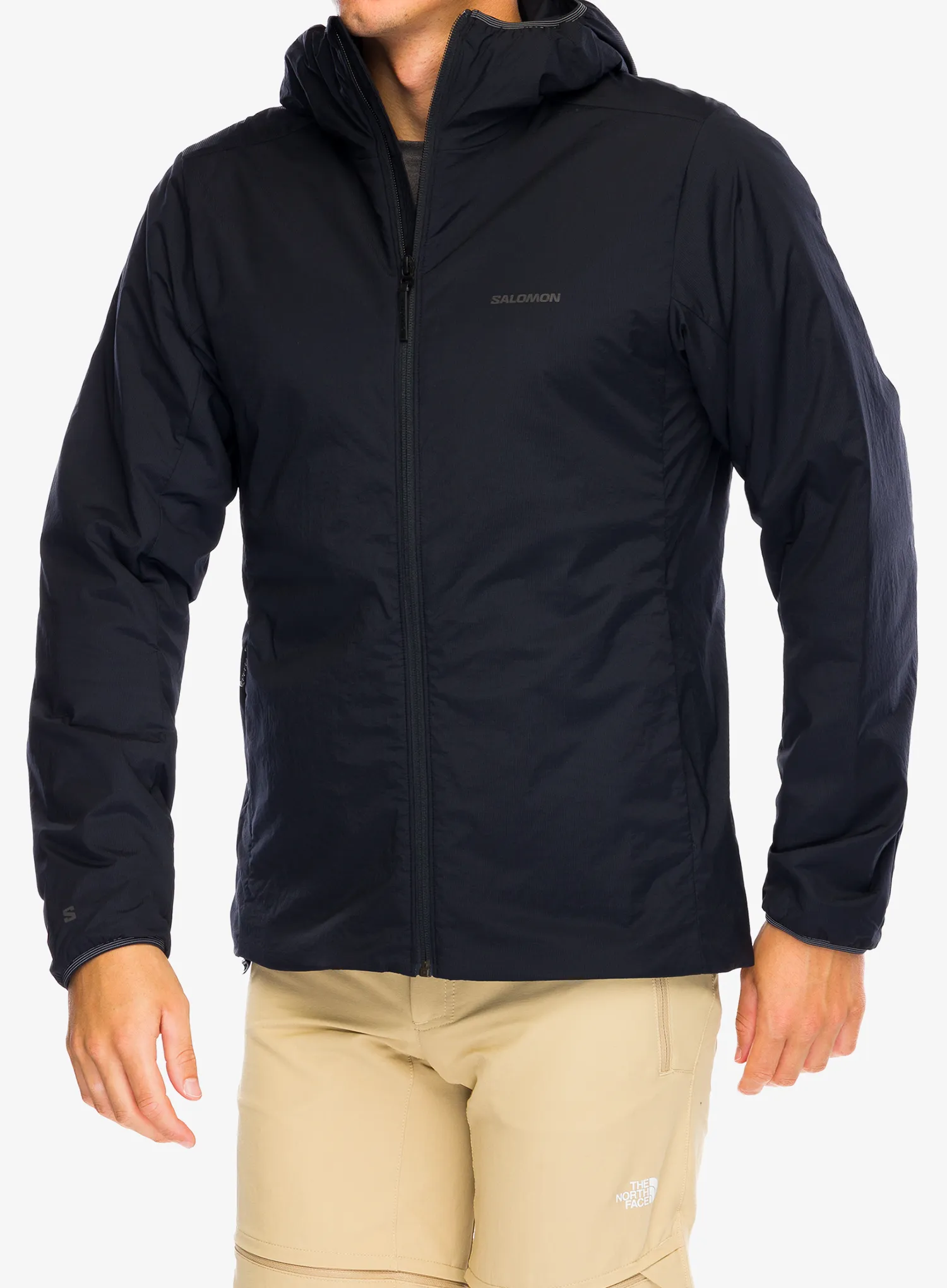 Sintetična jakna Salomon Mountain Flex Jacket HD - deep black