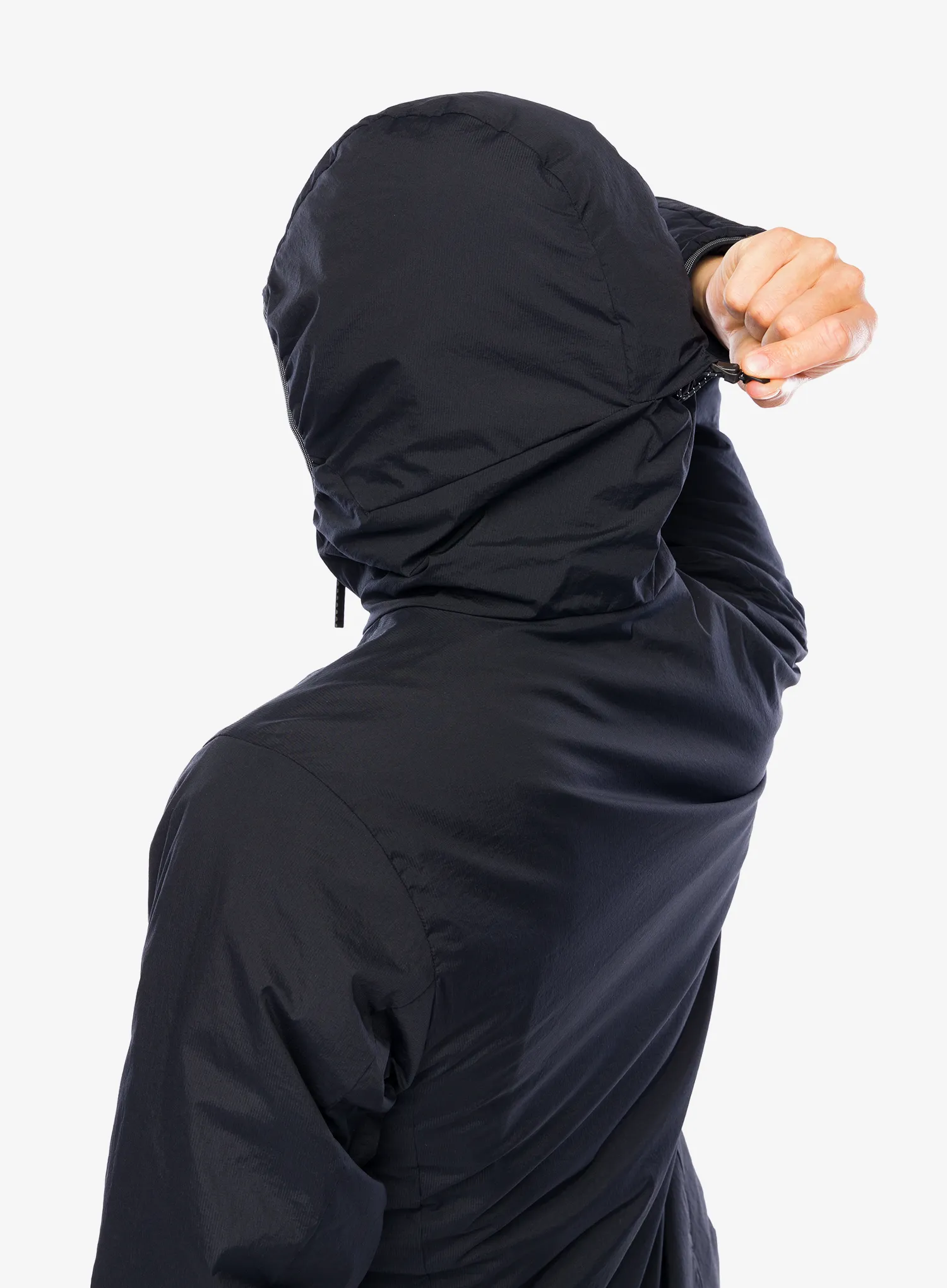 Sintetična jakna Salomon Mountain Flex Jacket HD - deep black