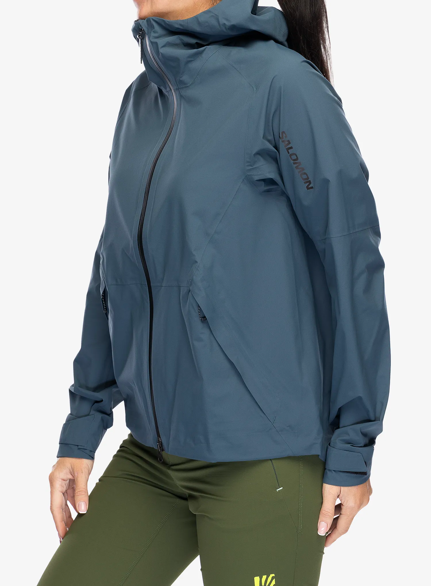 Ženska hardshell jakna Salomon Outerpath Jacket - midnight navy