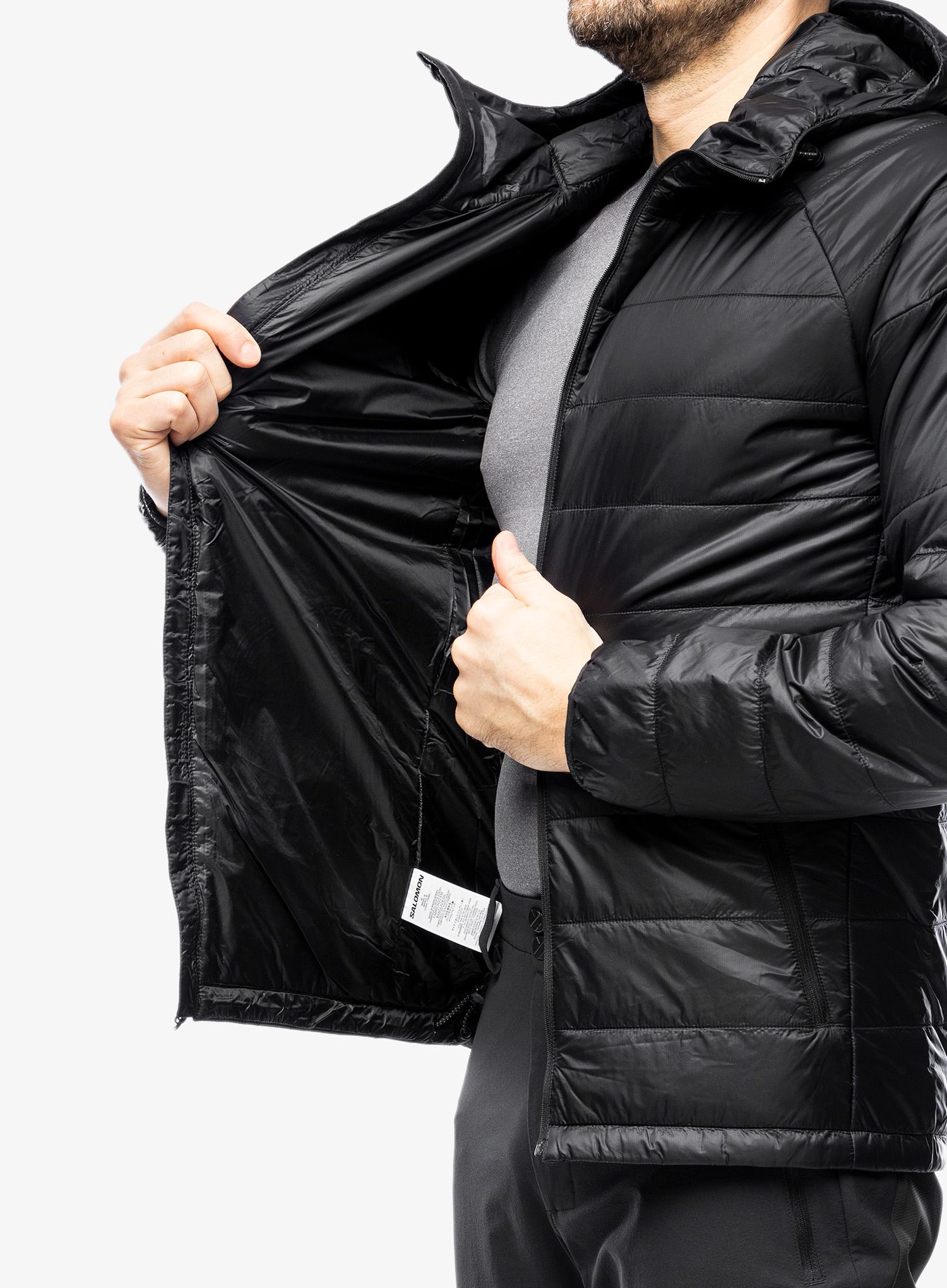 Sintetična jakna Salomon Outline HD Insul Jkt - deep black