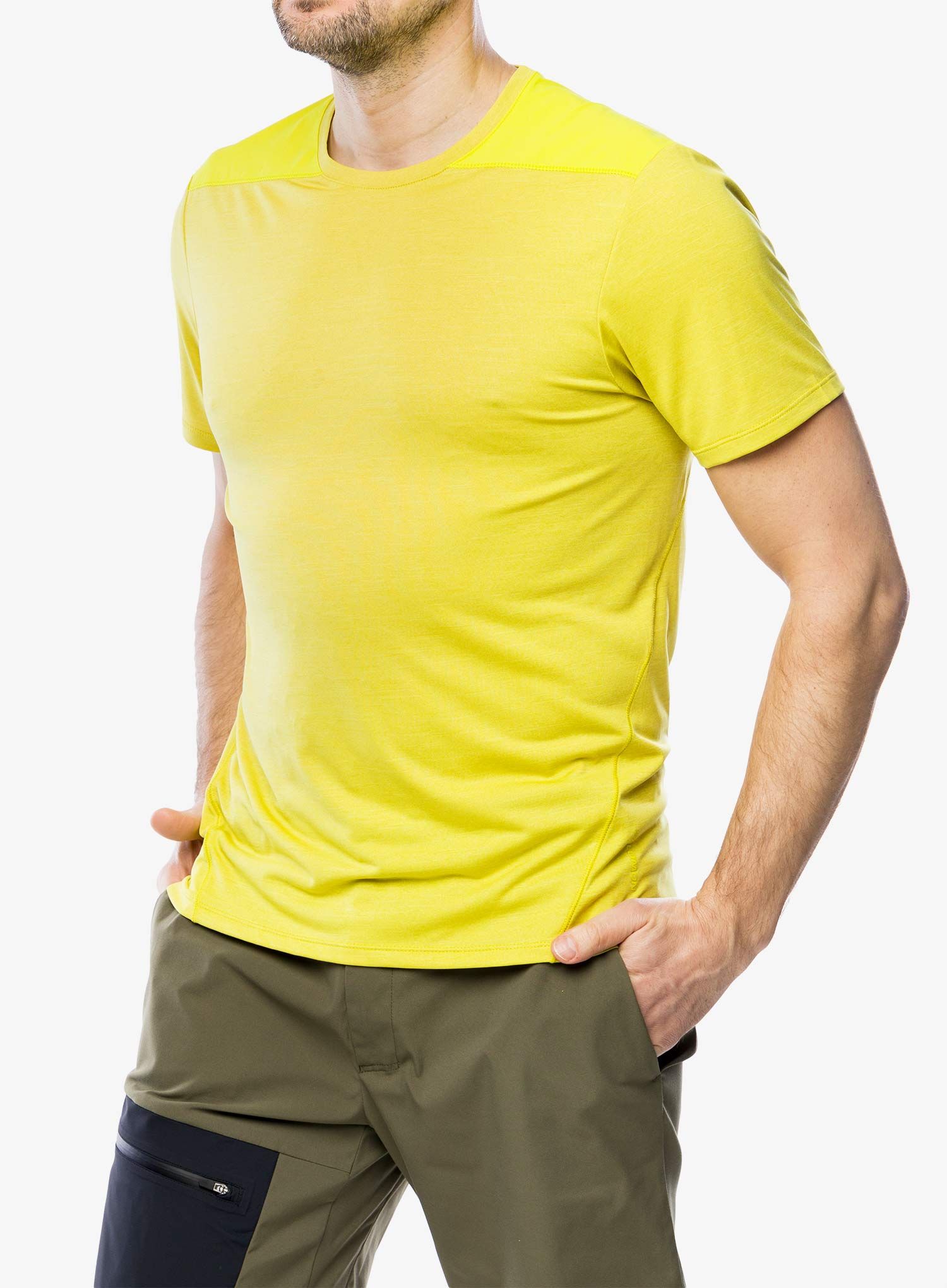Majica Salomon Outline S/S Tee - sulphur spring