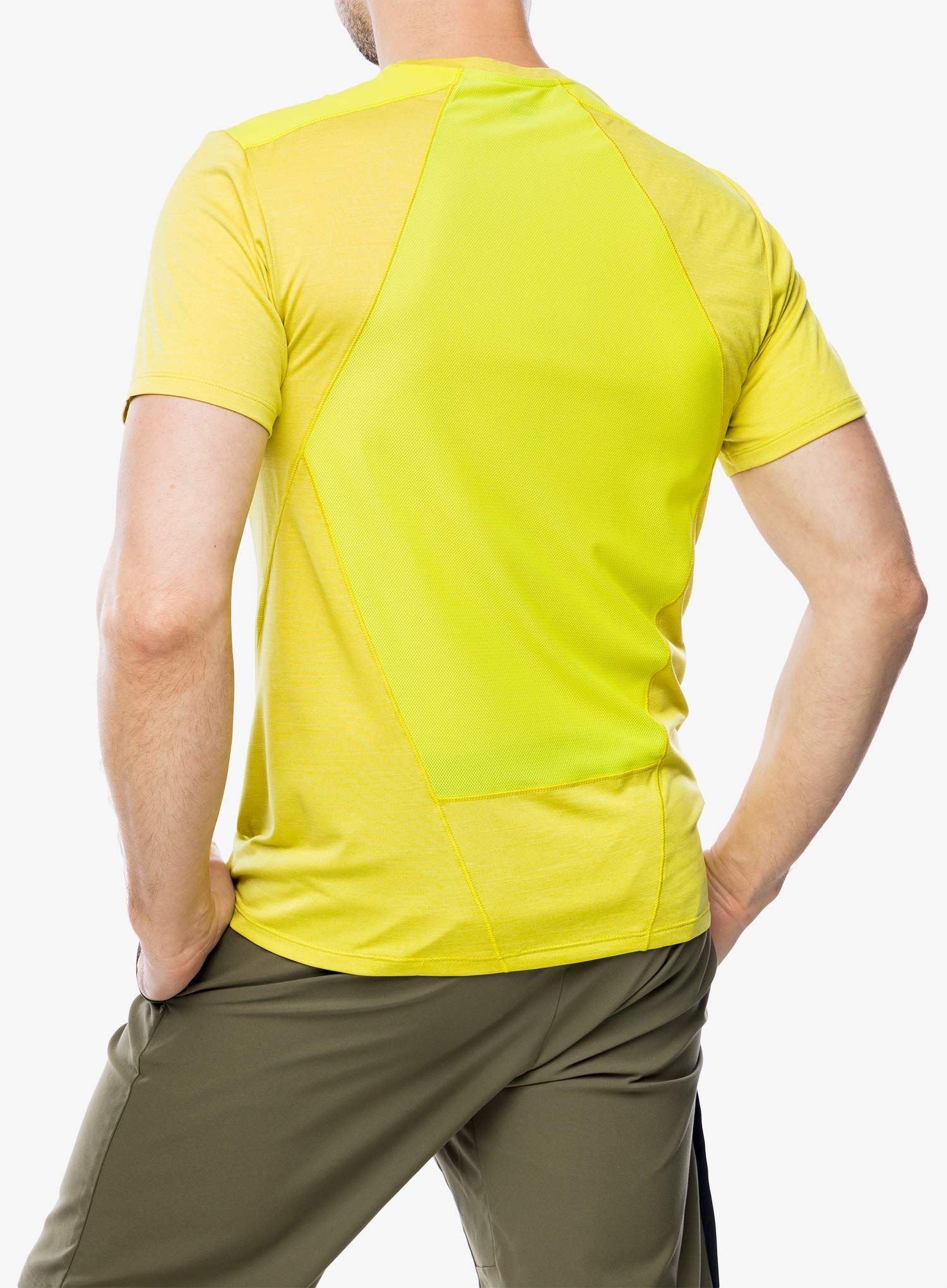 Majica Salomon Outline S/S Tee - sulphur spring
