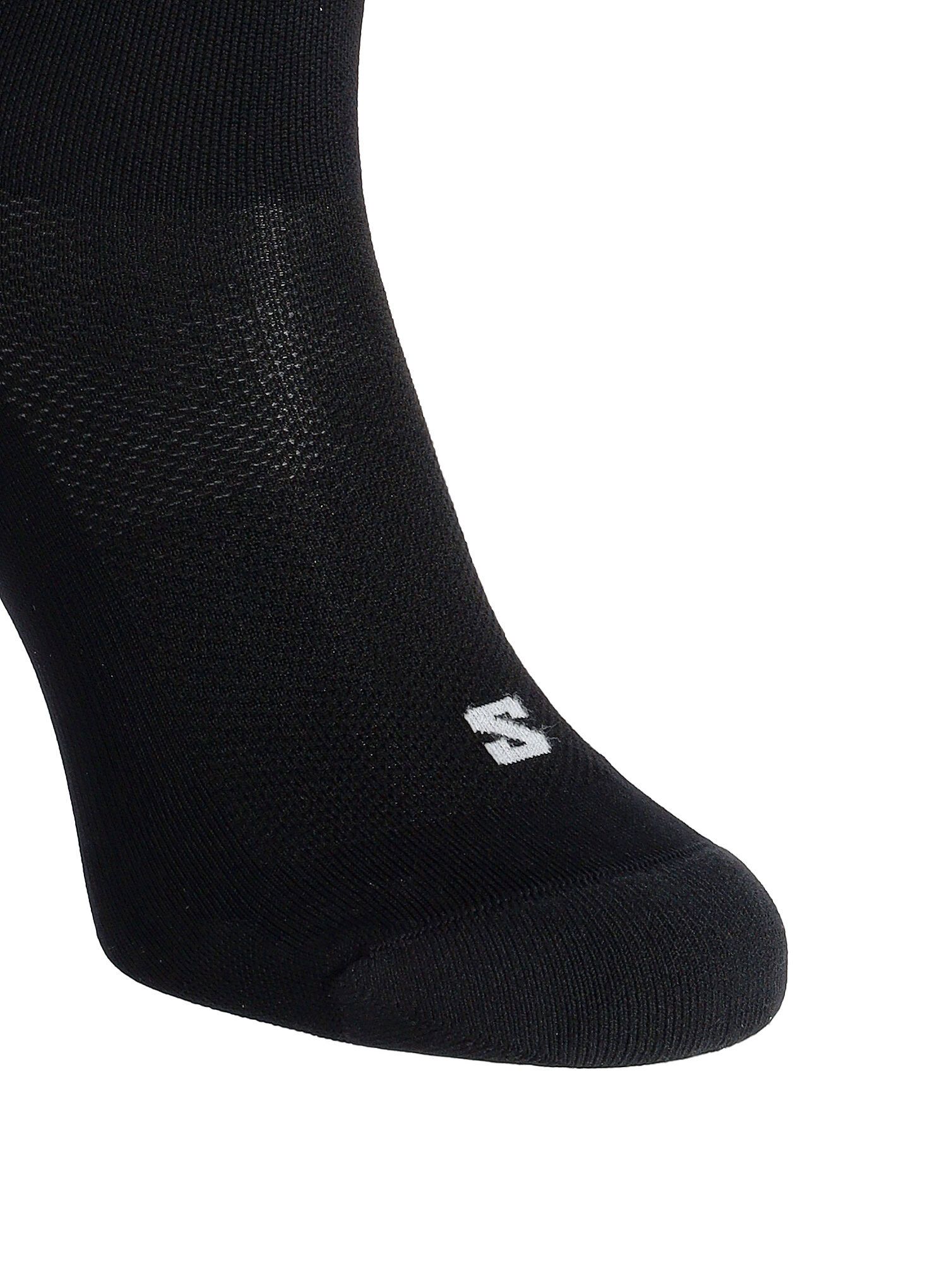 Tekaške nogavice Salomon Pulse Race Flag Crew - black/red/lemon