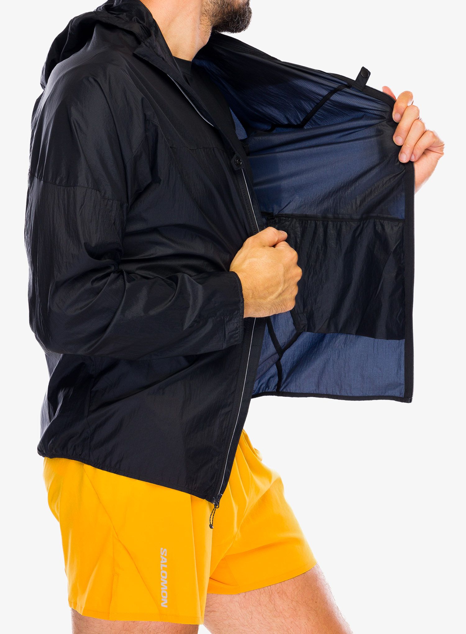 Vetrovka Salomon Sense Aero Wind JKT - deep black