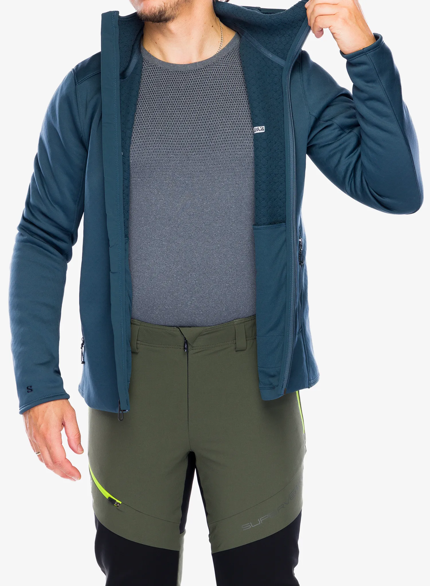 Flis Salomon Essential Midwarm HD - midnight navy