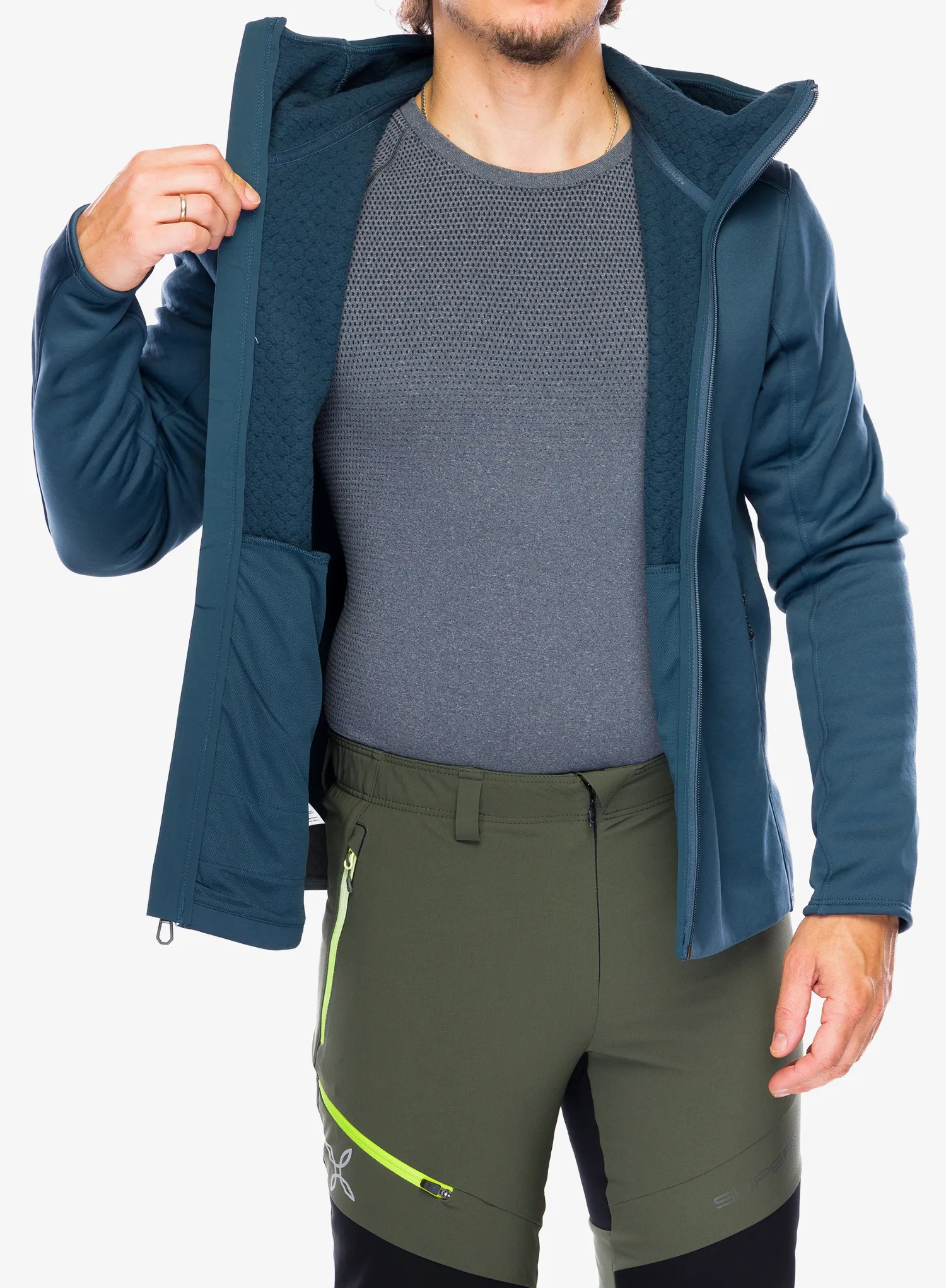 Flis Salomon Essential Midwarm HD - midnight navy