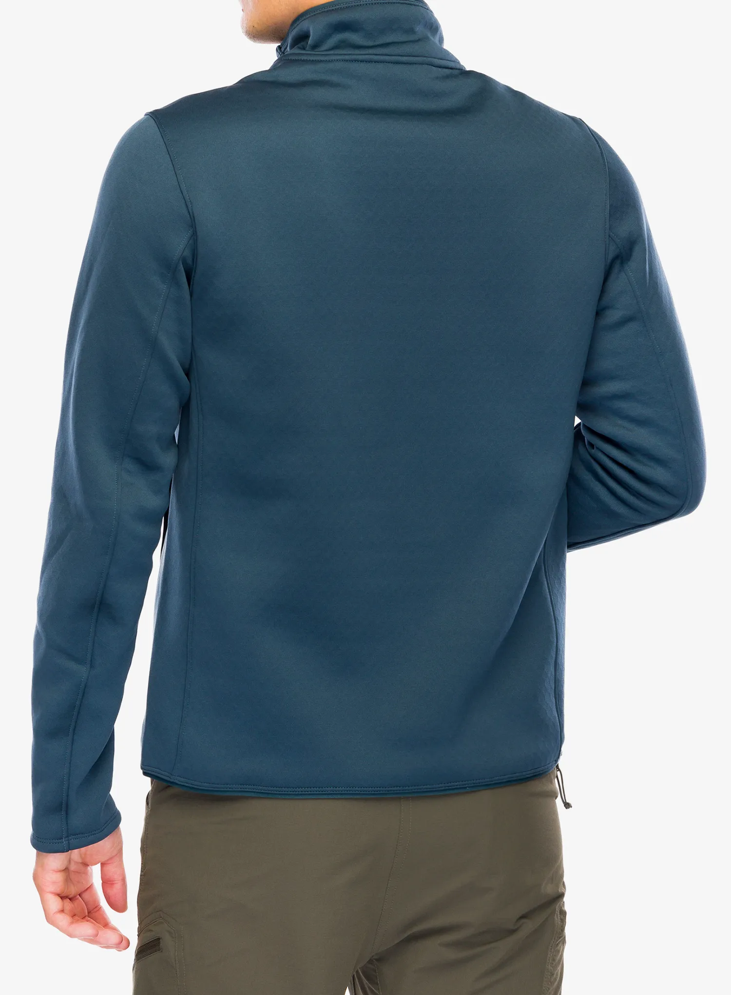 Puloverji brez kapuce Salomon Essential Warm Hz Mid - midnight navy