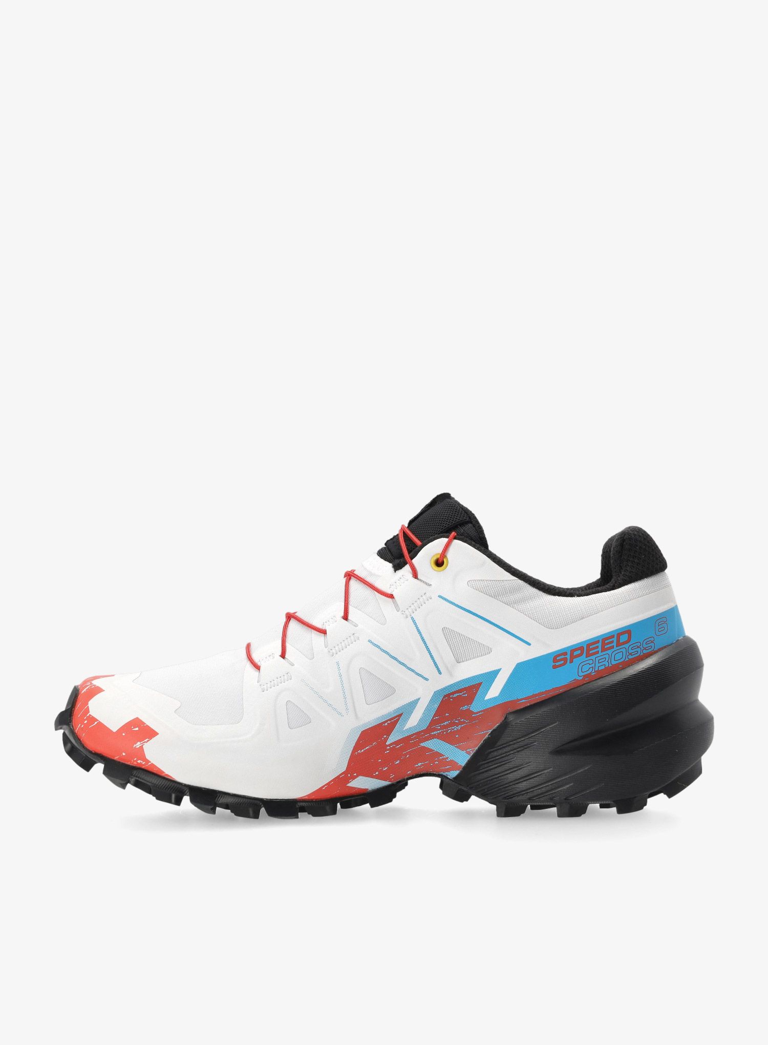 Ženski tekaški čevlji Salomon Speedcross 6 - white/black/fird