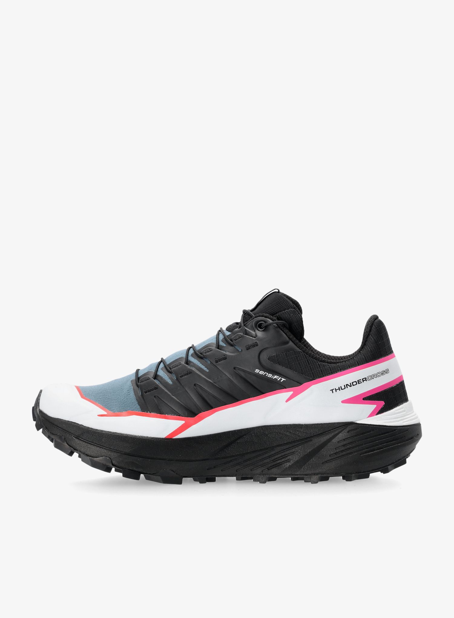 Ženski tekaški čevlji Salomon Thundercross - black/sea/pink