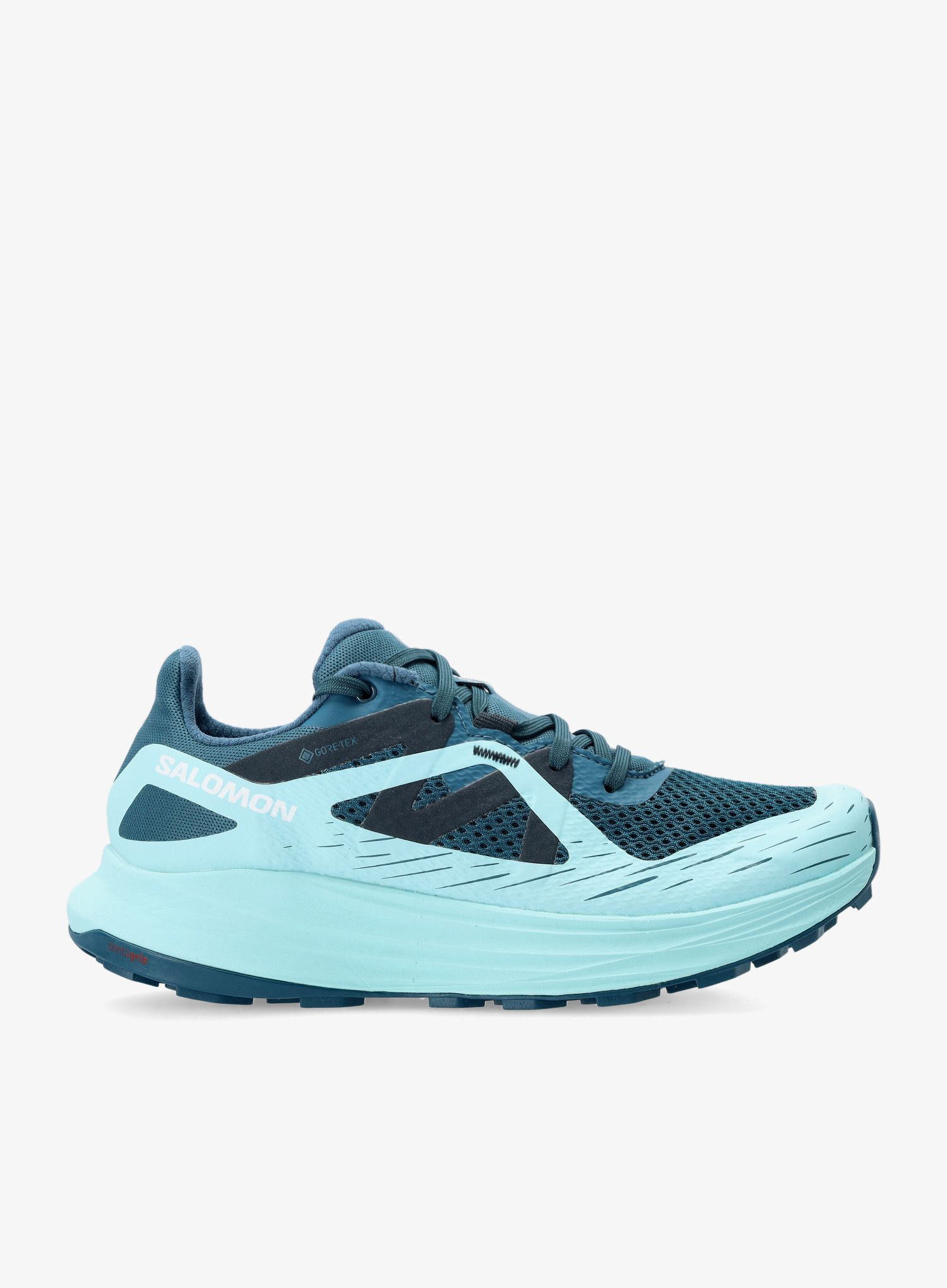Ženski tekaški čevlji Salomon Ultra Flow GTX - dive/turquoise/carbon
